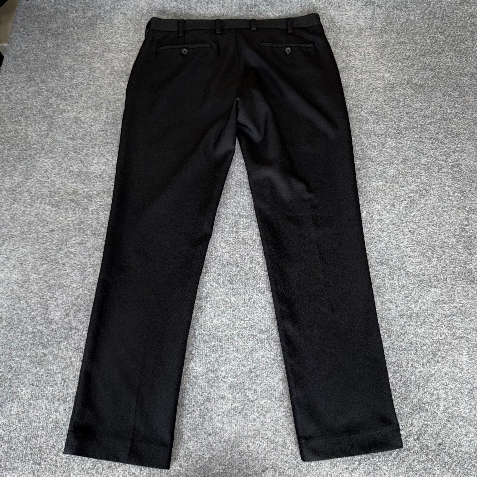 Other Louis Raphael Mens Slim Fit Dress Pants Black 34x30 Office Size US 34 / EU 50 - 4 Thumbnail