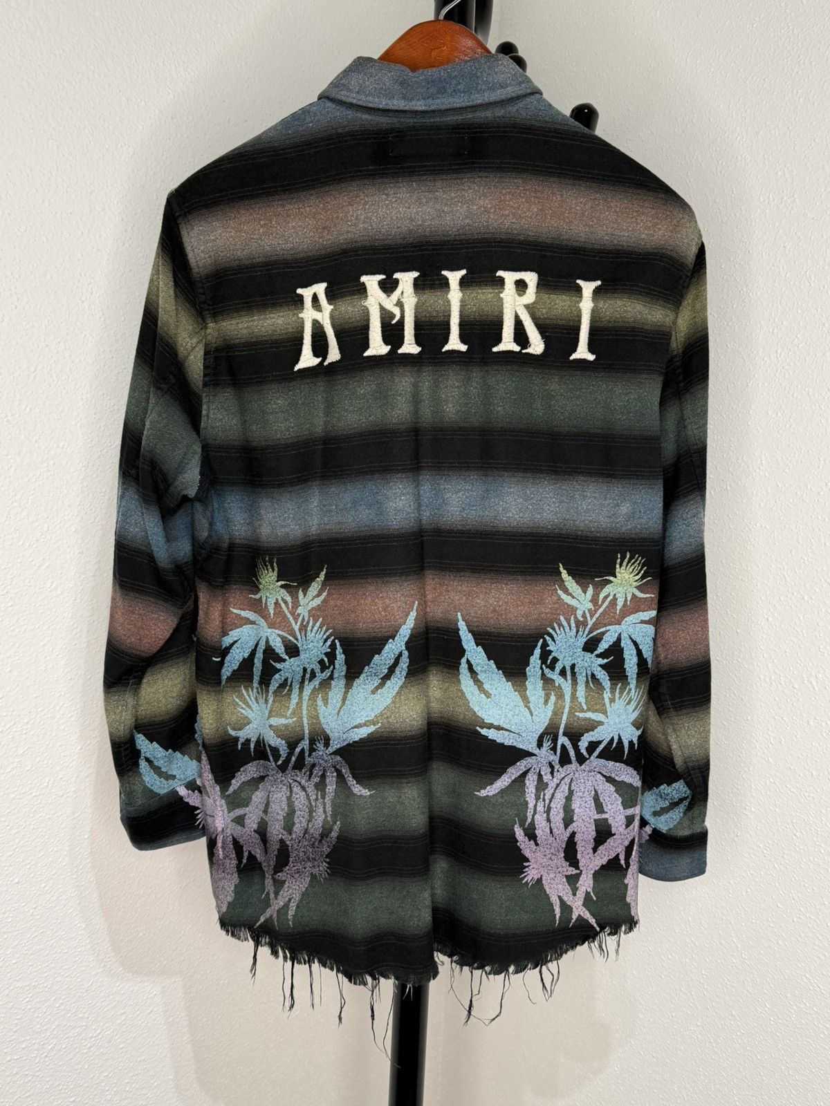 Amiri Amiri Palm Flannel Shirt Size US XS / EU 42 / 0 - 9 Thumbnail