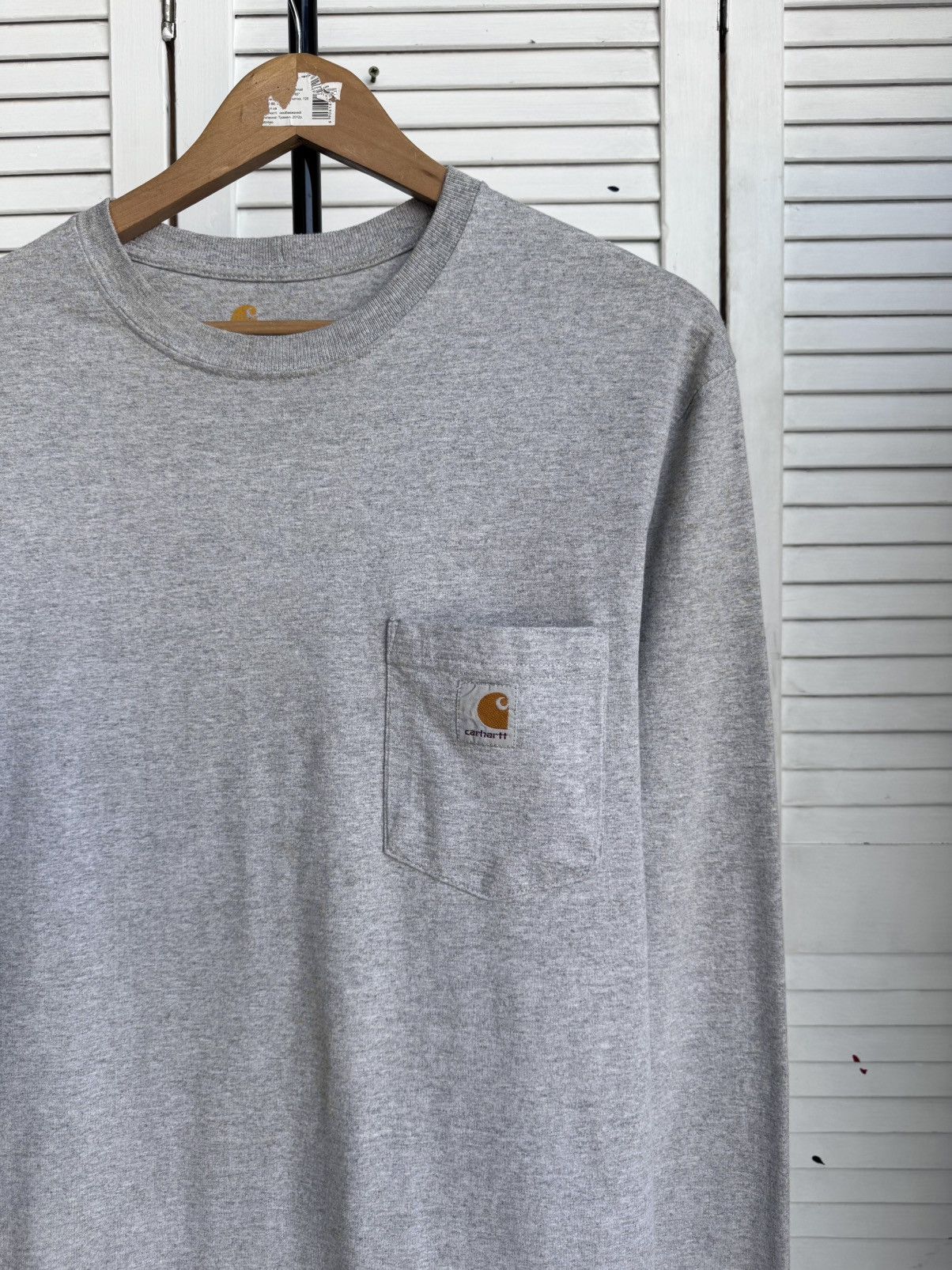 Carhartt Carhartt Original Fit Gray Long Sleeve Pocket Shirt Workwear Size US M / EU 48-50 / 2 - 4 Thumbnail