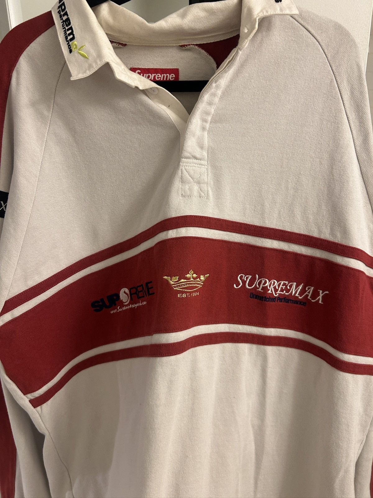 Supreme Supreme FW 24 Rugby Longsleeve Size US XL / EU 56 / 4 - 2 Thumbnail