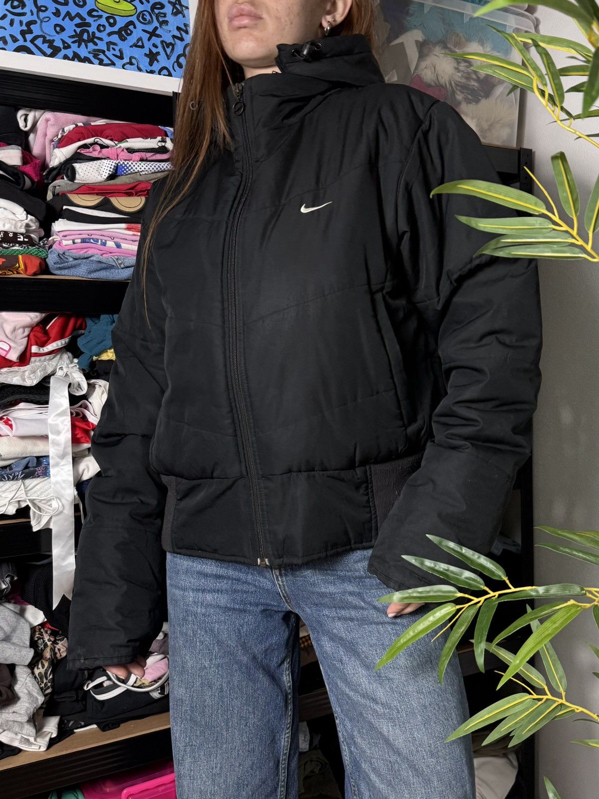 Nike VINTAGE NIKE 2000s CROPPED DOWN PUFFER JACKET Size XL / US 12-14 / IT 48-50 - 1 Thumbnail