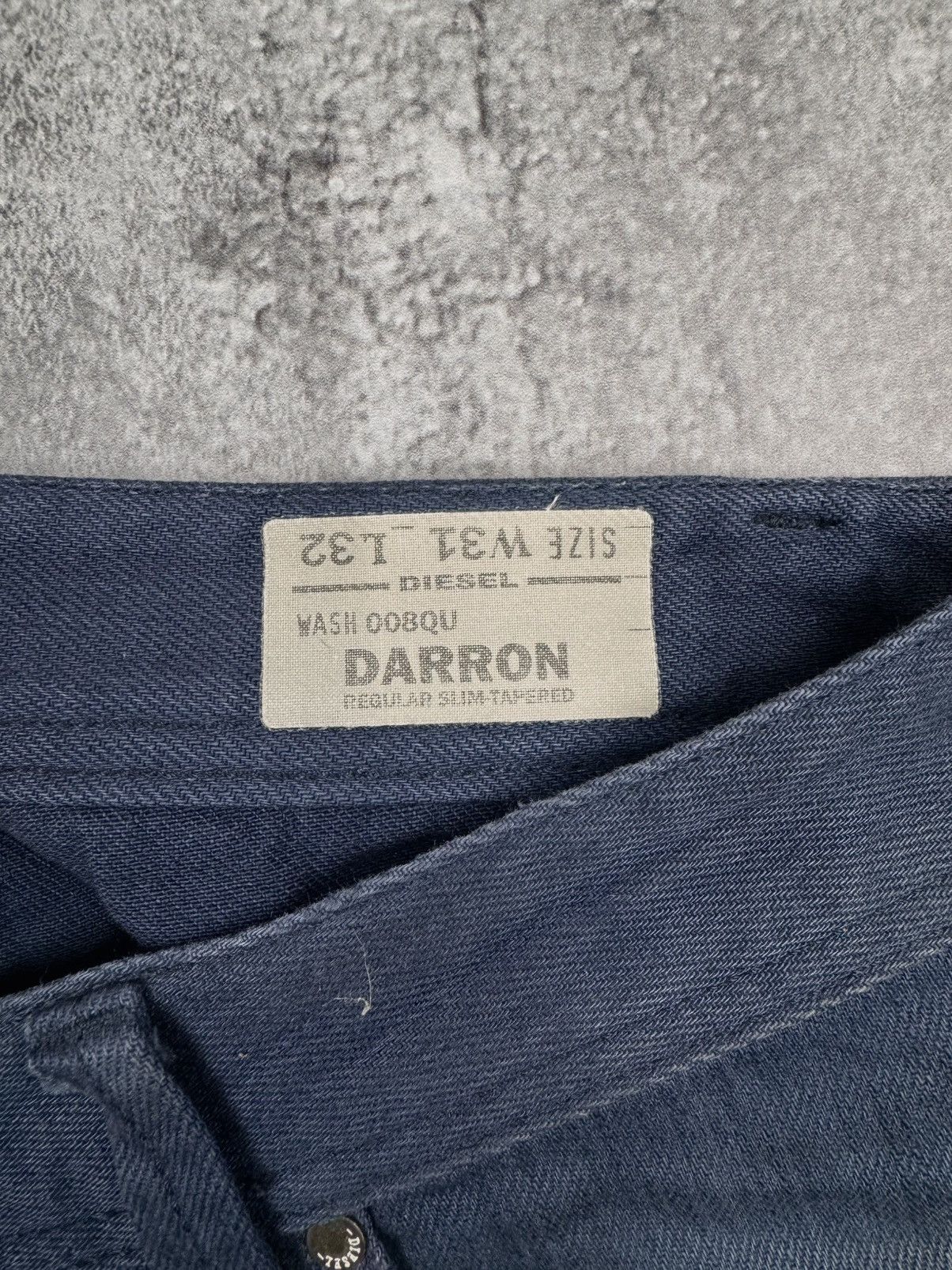 Diesel Diesel Men Vintage Darron Slim Tapered Dark Blue Size W31 Size US 31 - 9 Thumbnail