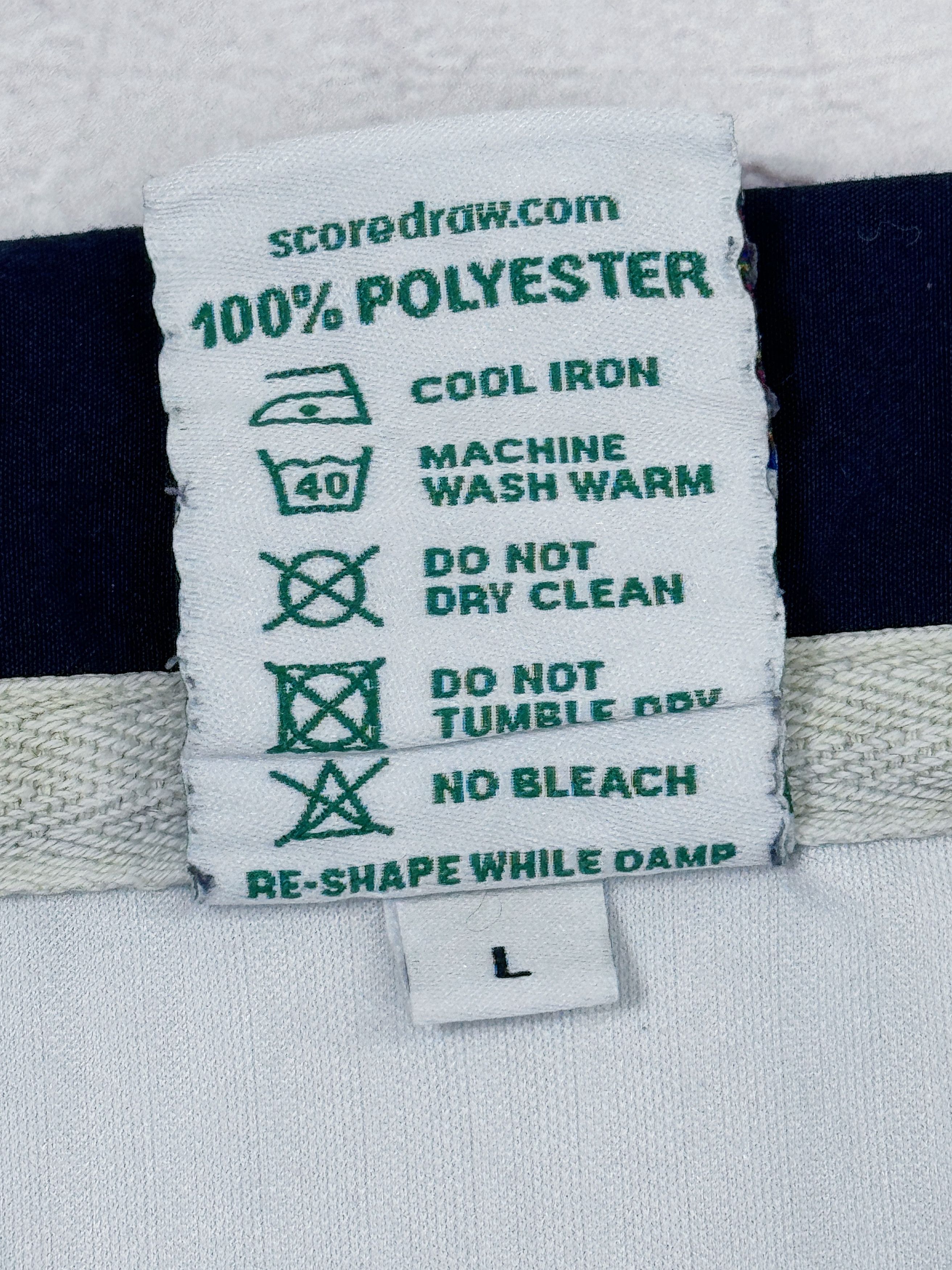 Vintage 1997 - 1999 England Home Football Shirt by Score Draw Size US L / EU 52-54 / 3 - 9 Thumbnail