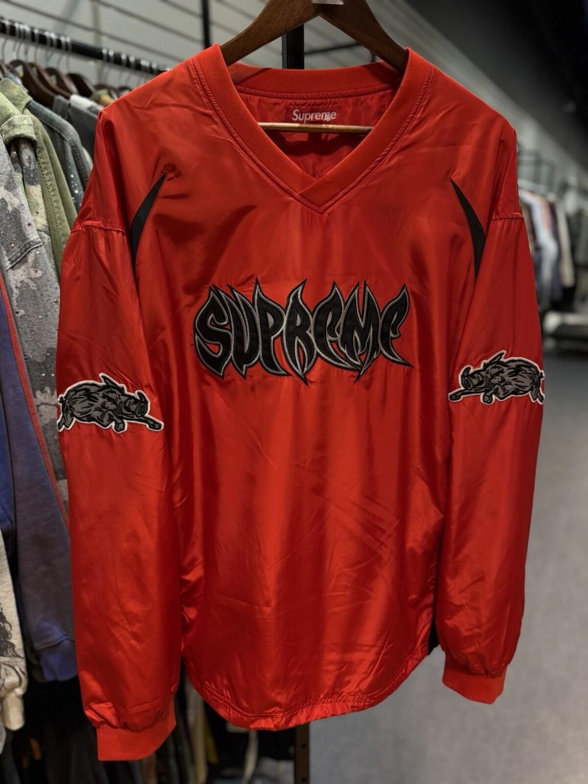 Supreme Supreme Warthog Warm Up Pullover Red XL Brand New Size US XL / EU 56 / 4 - 6 Thumbnail