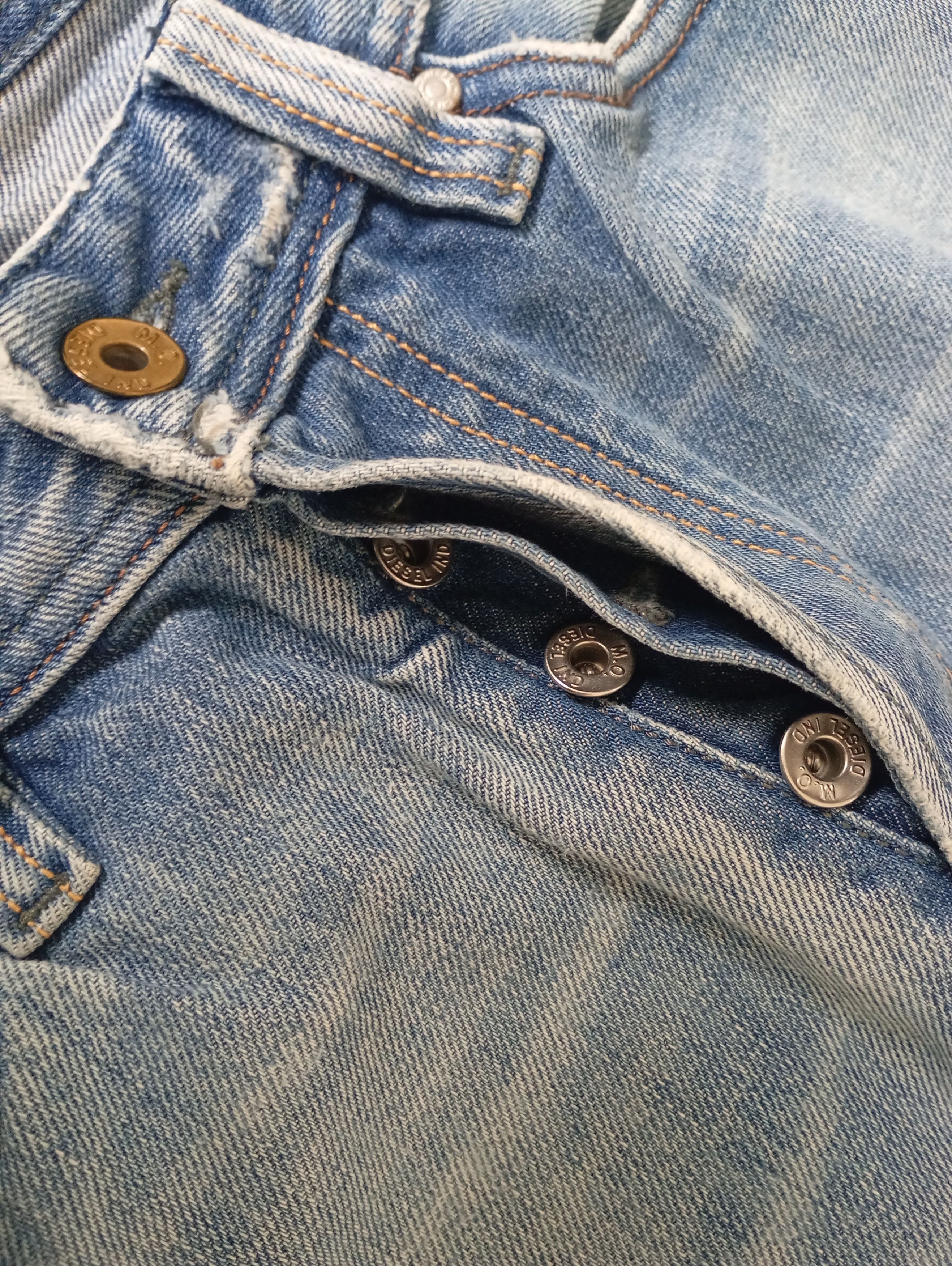 Diesel × Vintage Diesel Industry Distressed Denim Jeans Pants Size US 29 - 8 Thumbnail