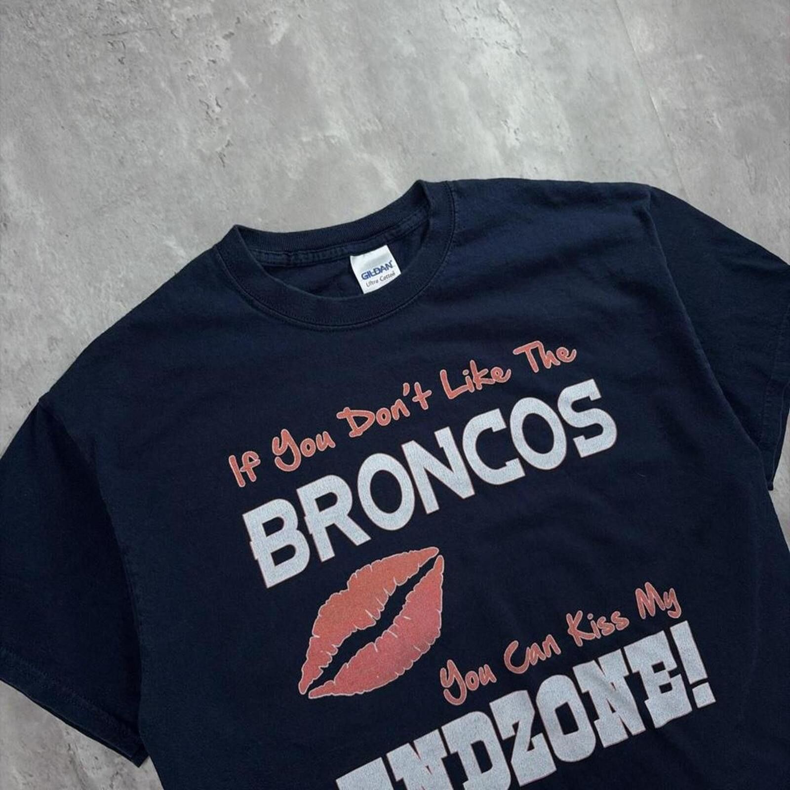 NFL Vintage NFL Denver Broncos Funny Comedy Football T-Shirt Size US L / EU 52-54 / 3 - 5 Thumbnail