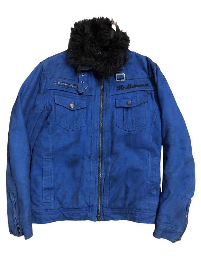 In The Attic In the attic Punk Rockabilly Faux Fur Collar Jacket Size US M / EU 48-50 / 2 - 2 Thumbnail
