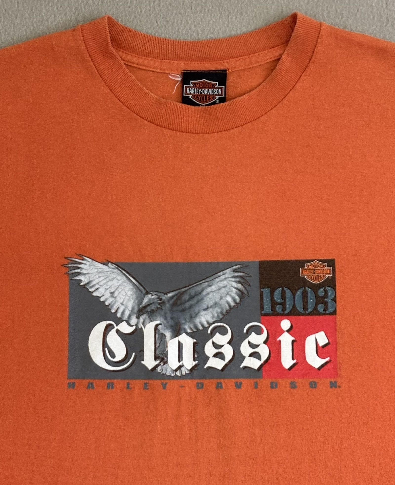Harley Davidson Harley Davidson Orange T-Shirt size XL Size US XL / EU 56 / 4 - 6 Thumbnail