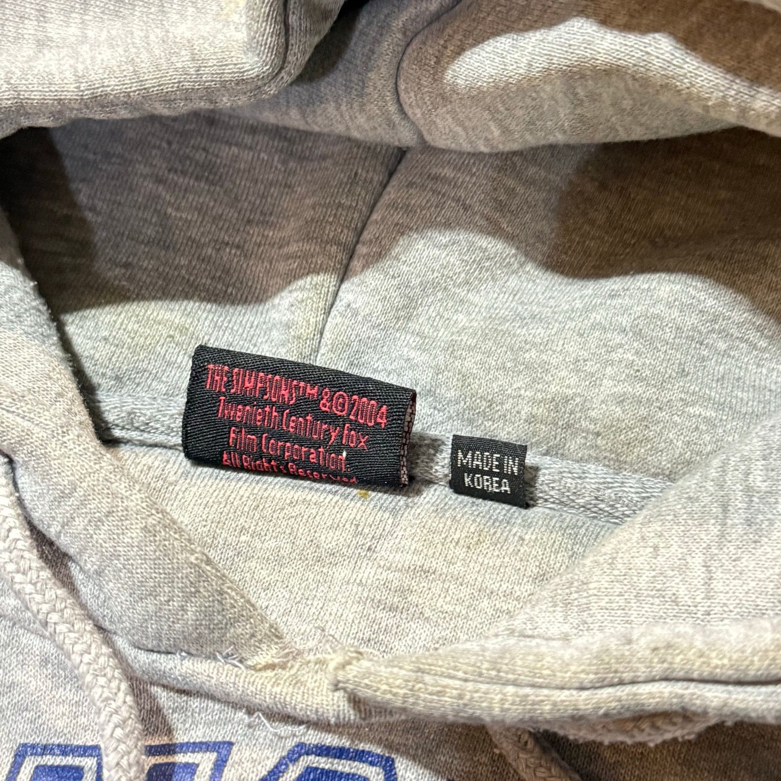 Vintage Vintage Y2K The Simpsons Unathletic Dept. Hoodie 2XL Size US XXL / EU 58 / 5 - 5 Thumbnail
