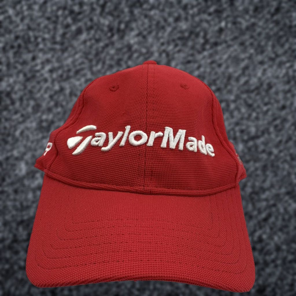 TaylorMade TaylorMade Hat Cap Strap Back Mens Red Tour Preferred SLDR Golf One Size Logo Size ONE SIZE - 1 Thumbnail