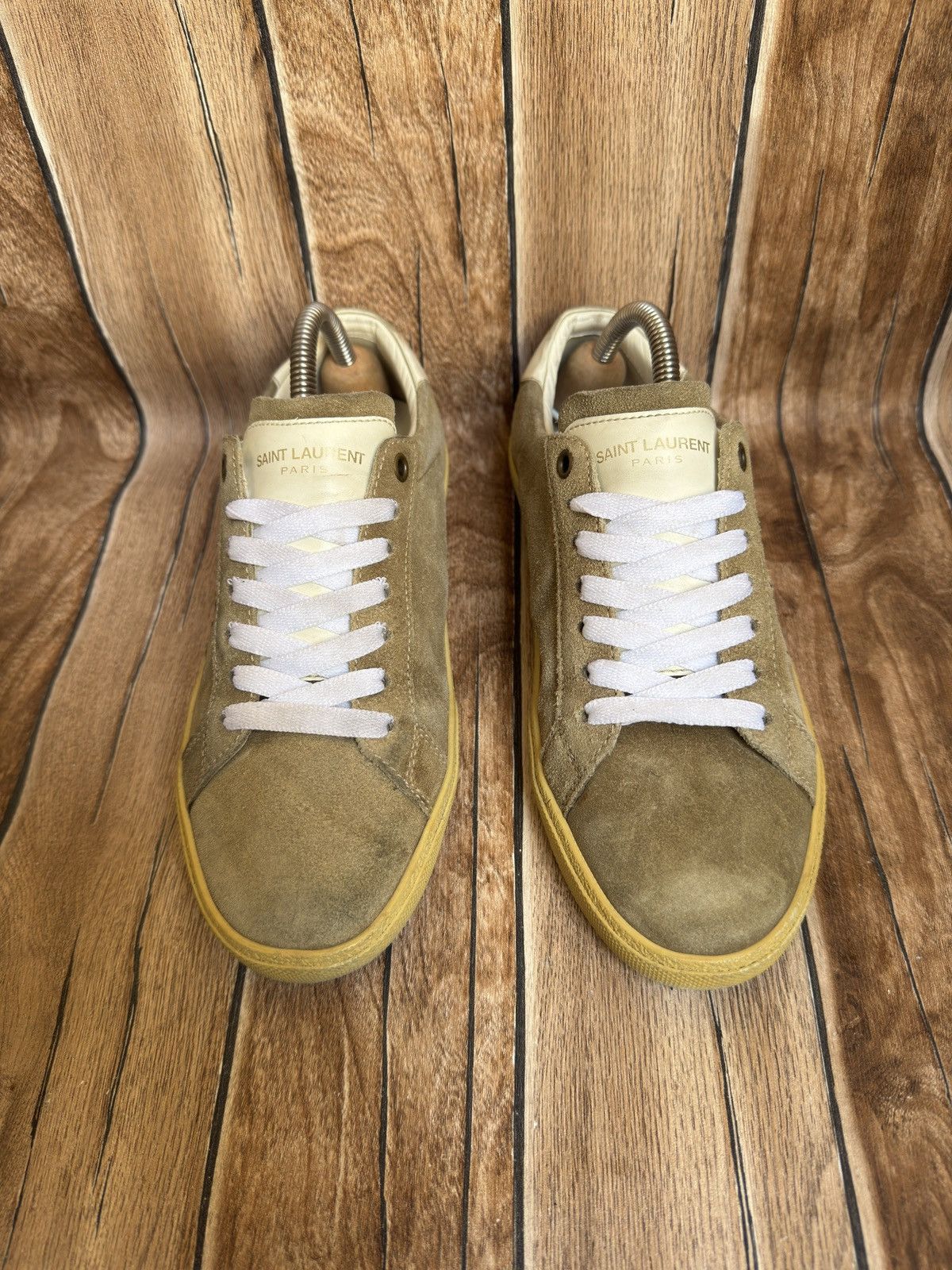 Hedi Slimane × Saint Laurent Paris court classic trainers Size US 7.5 / IT 37.5 - 4 Thumbnail