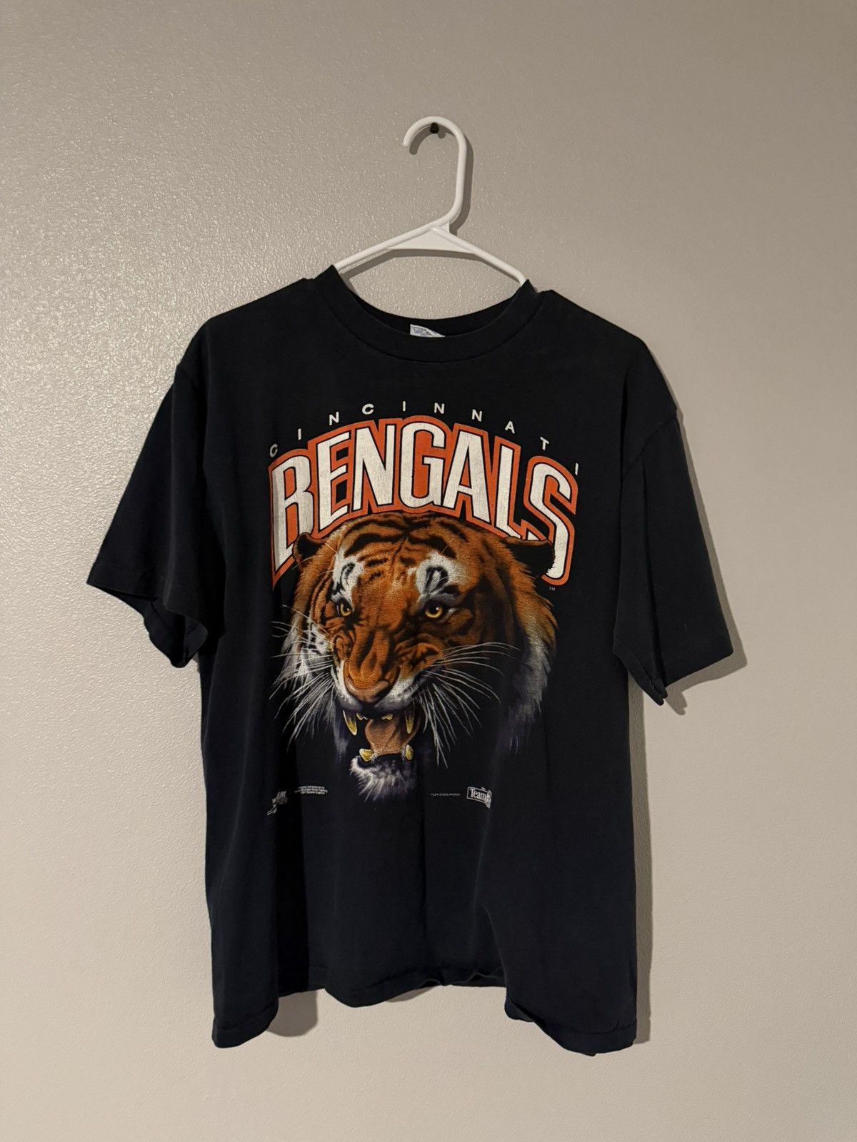 Vintage 90s cincinnati bengals t-shirt Size US L / EU 52-54 / 3 - 1 Thumbnail