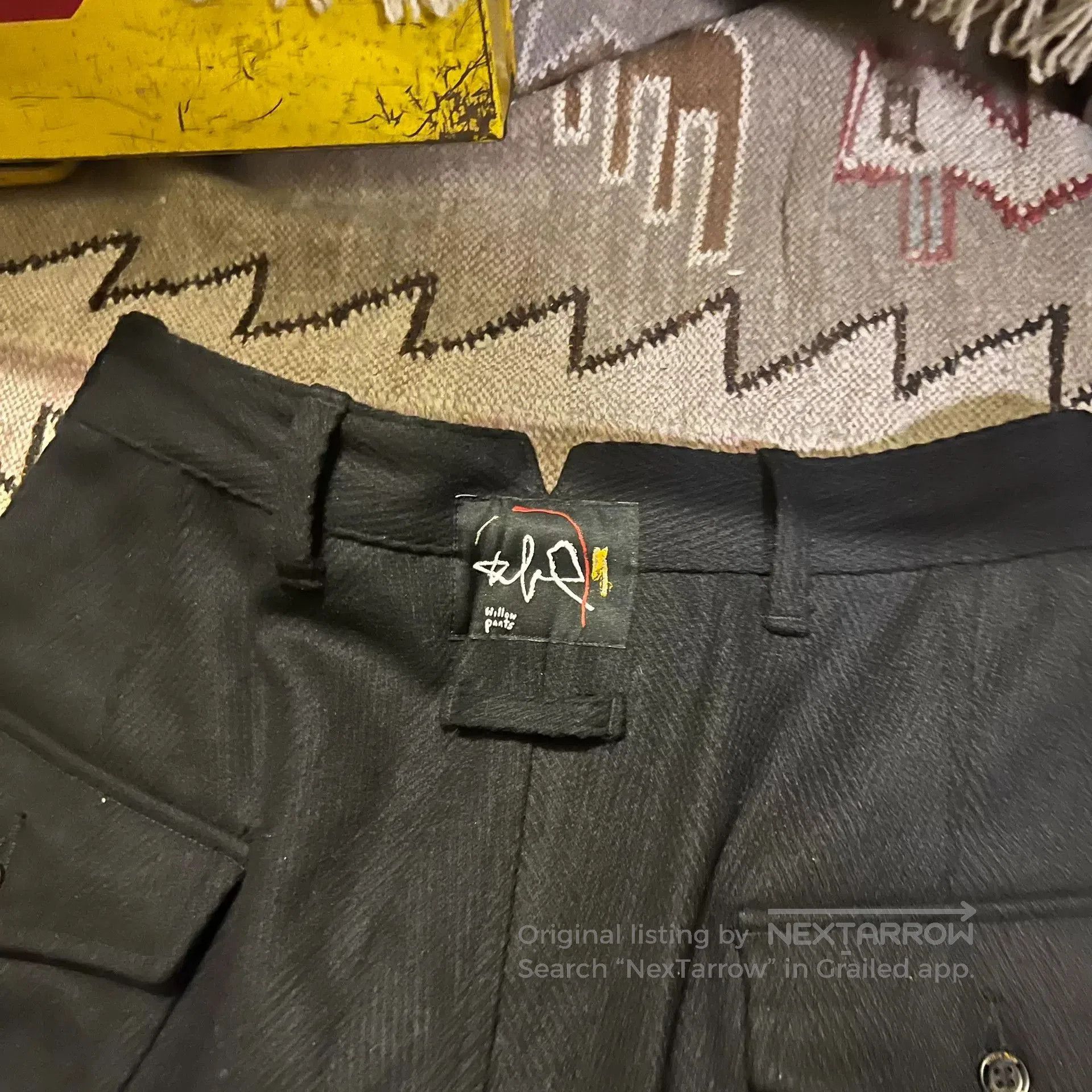 Vintage Black Willow Pants for Stylish Outfits. Size US 32 / EU 48 - 8 Thumbnail