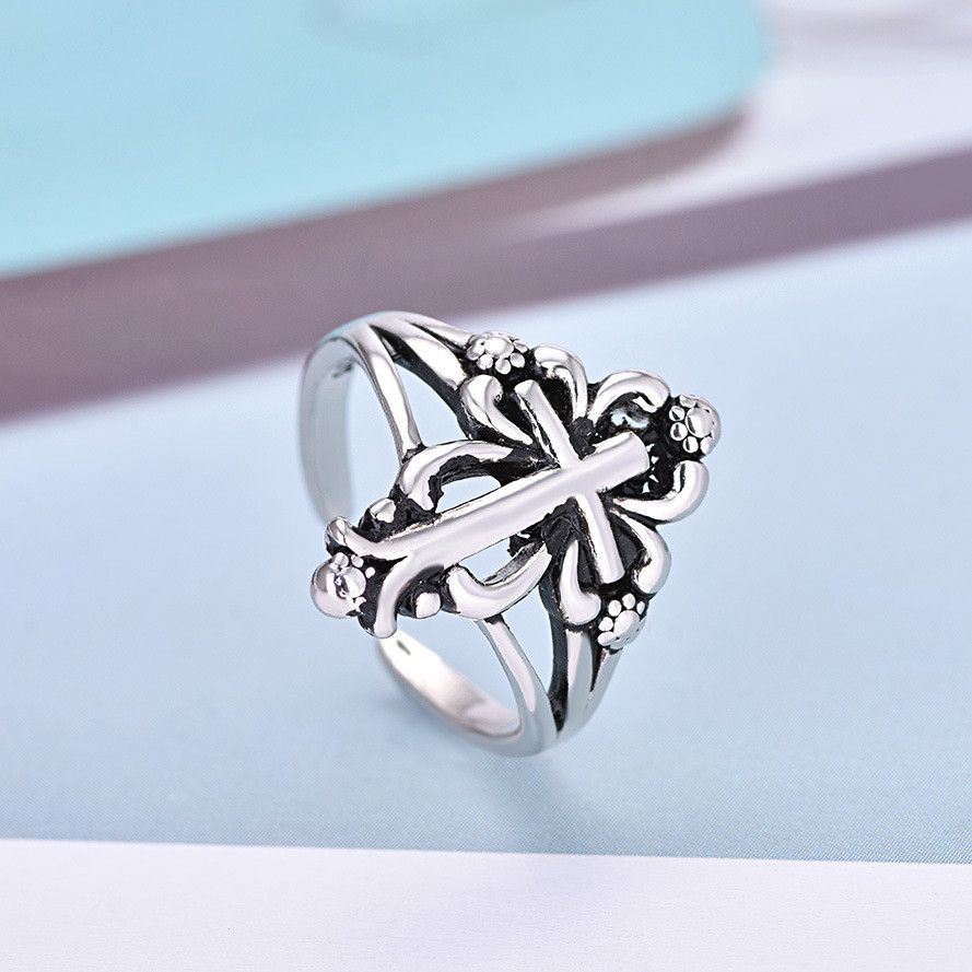 VIBE Rock Cross Ring Size ONE SIZE - 3 Thumbnail