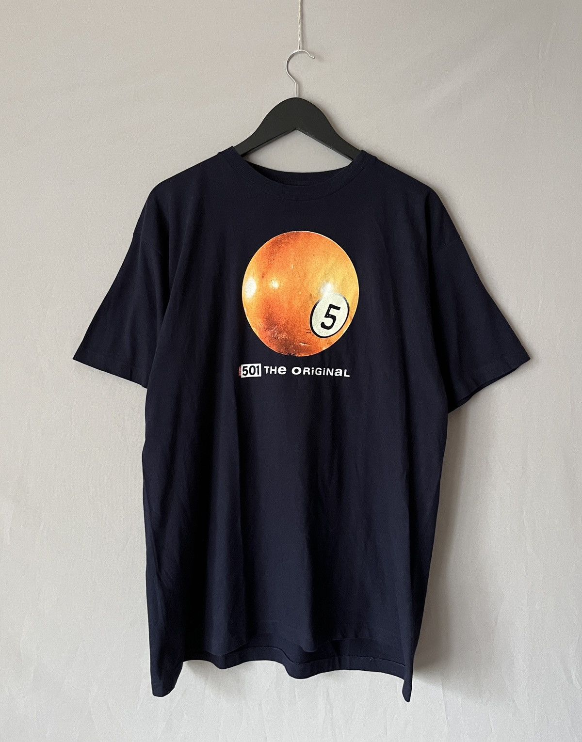 Levi's Extra Rare Levis 501 The Original Pool Ball Print T-shirt Size US L / EU 52-54 / 3 - 1 Thumbnail