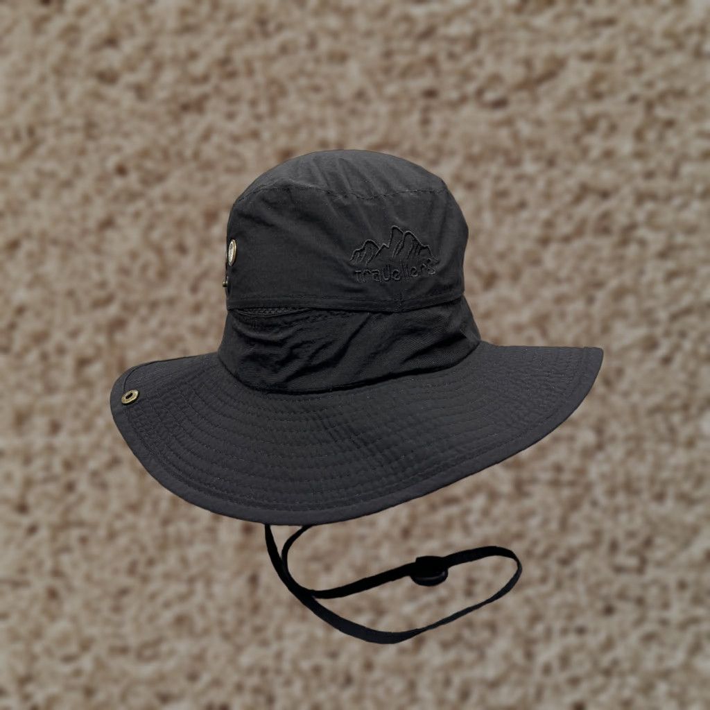 Vintage LETHMIK Boonie Hat Adult One Size Black 100% Polyester Boonie Hat Adult One Size Black Shopper? Size ONE SIZE - 1 Thumbnail