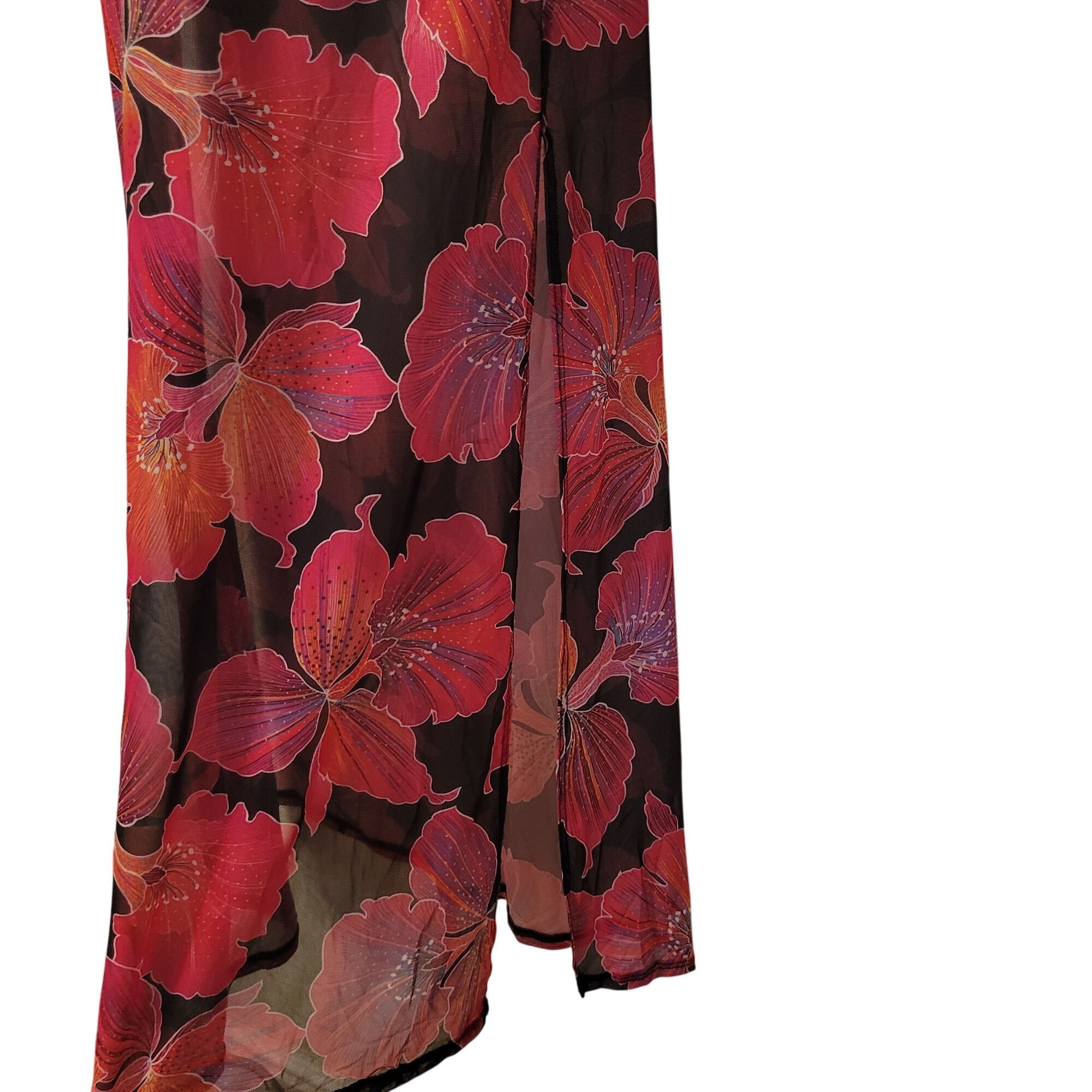 Trina Turk Trina Turk FLEURY Floral Sheer Cover Up Dress Swim Spa M Mes Size M / US 6-8 / IT 42-44 - 5 Thumbnail