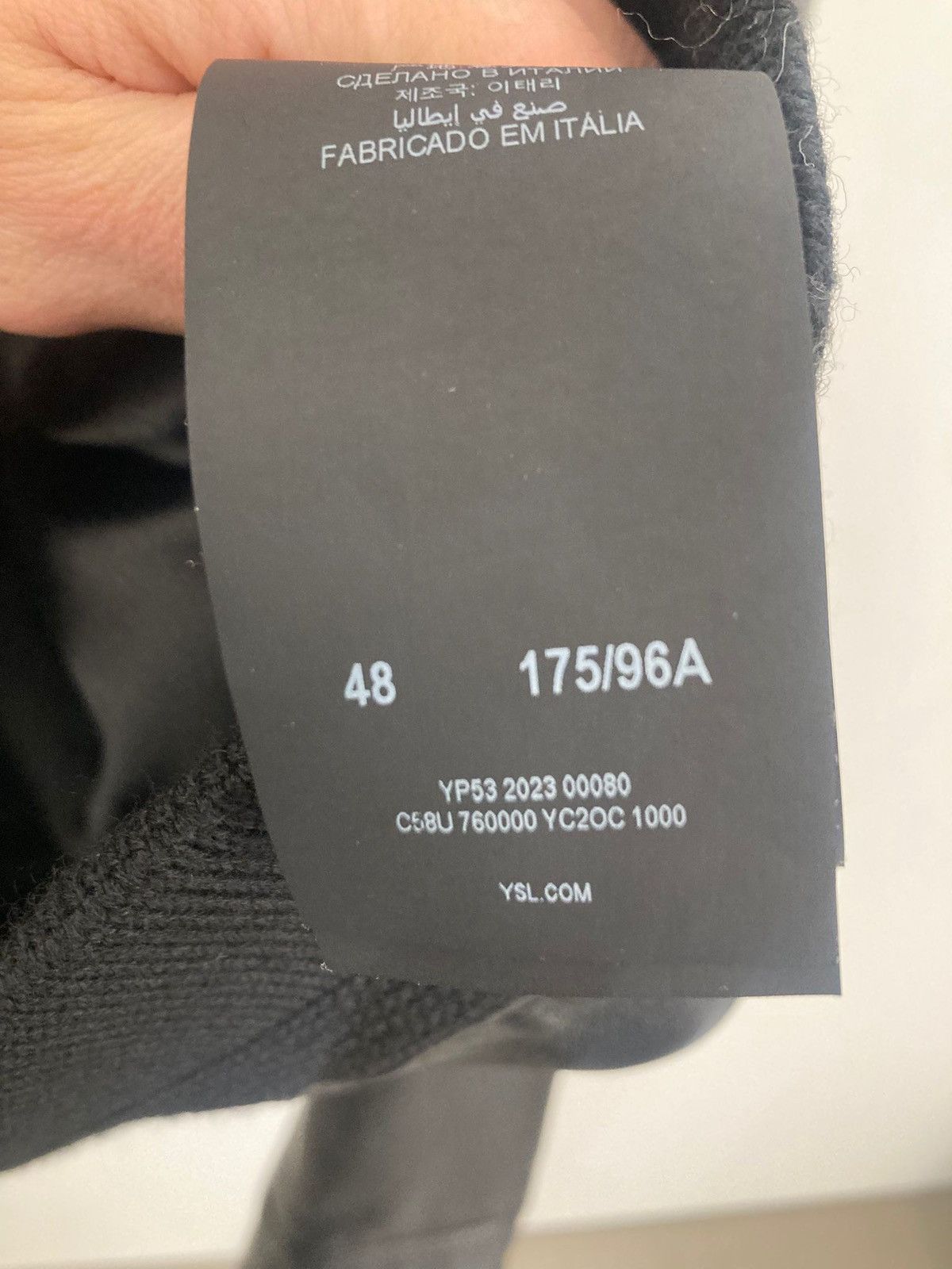 Saint Laurent Paris Saint laurent lambskin leather jacket size 48 Size US M / EU 48-50 / 2 - 4 Thumbnail