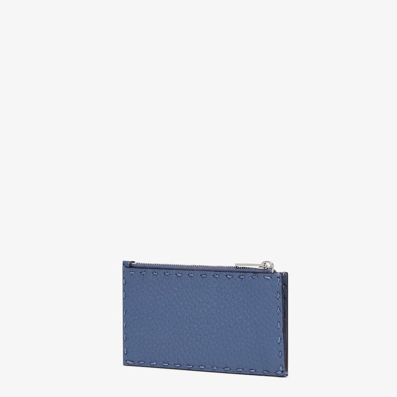 Fendi o1s1wg111125 Size: OS/ Selleria Card Holder in Blue Size ONE SIZE - 2 Thumbnail