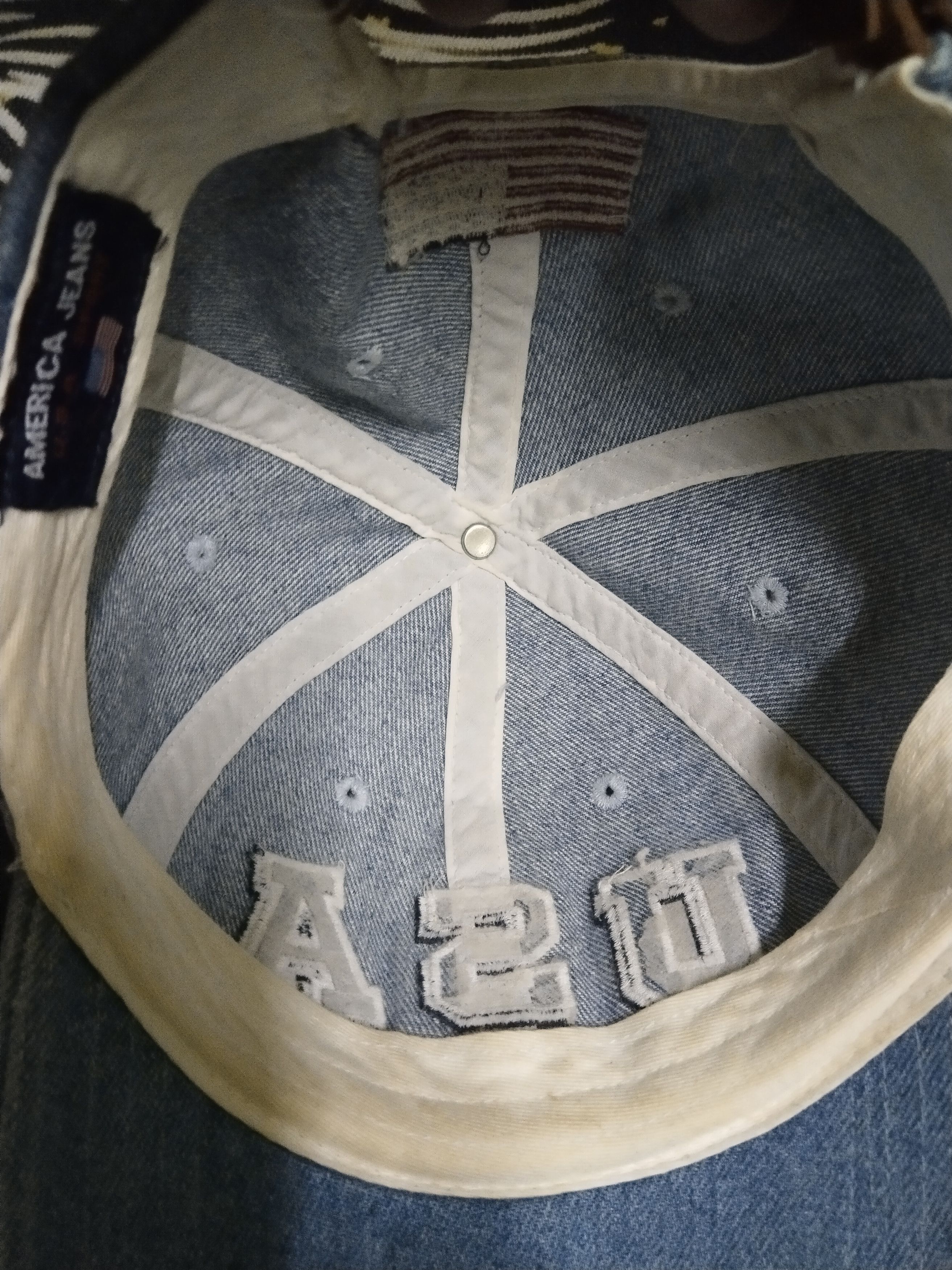 Other USA SPELLOUT DENIM CAP ADJUSTABLE LEATHER Size ONE SIZE - 5 Thumbnail