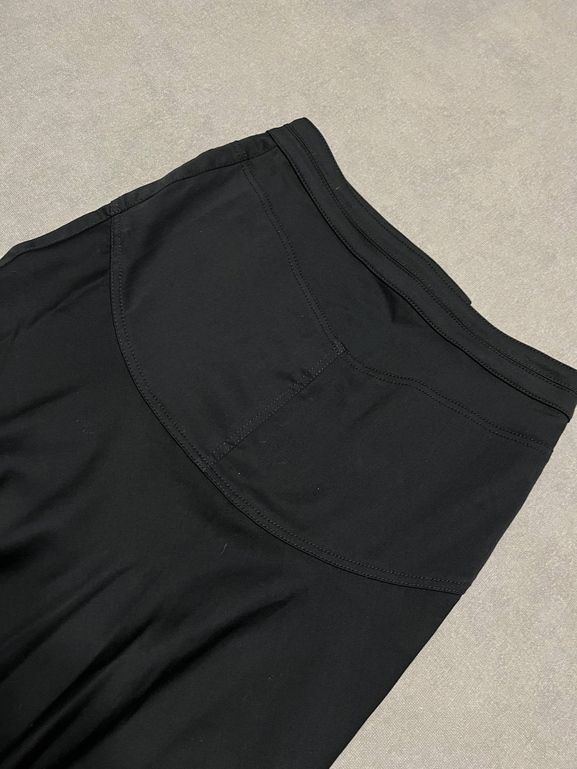 Roberto Cavalli Roberto Cavalli Women`s Black Logo Skirt Vintage Just Sz 40 Size 27" / US 4 / IT 40 - 9 Thumbnail