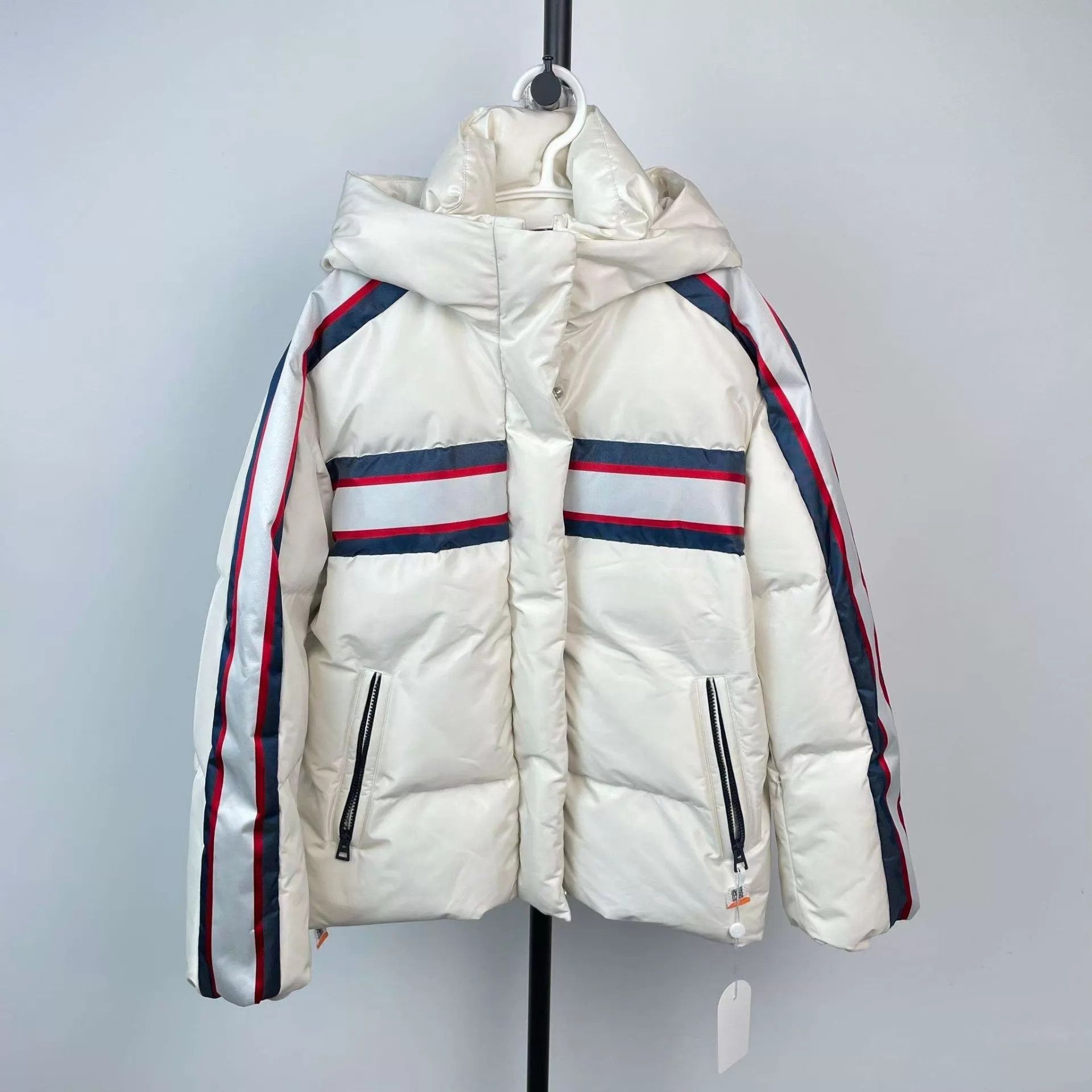 Dior Dior color blocked down coat S Size S / US 4 / IT 40 - 1 Thumbnail