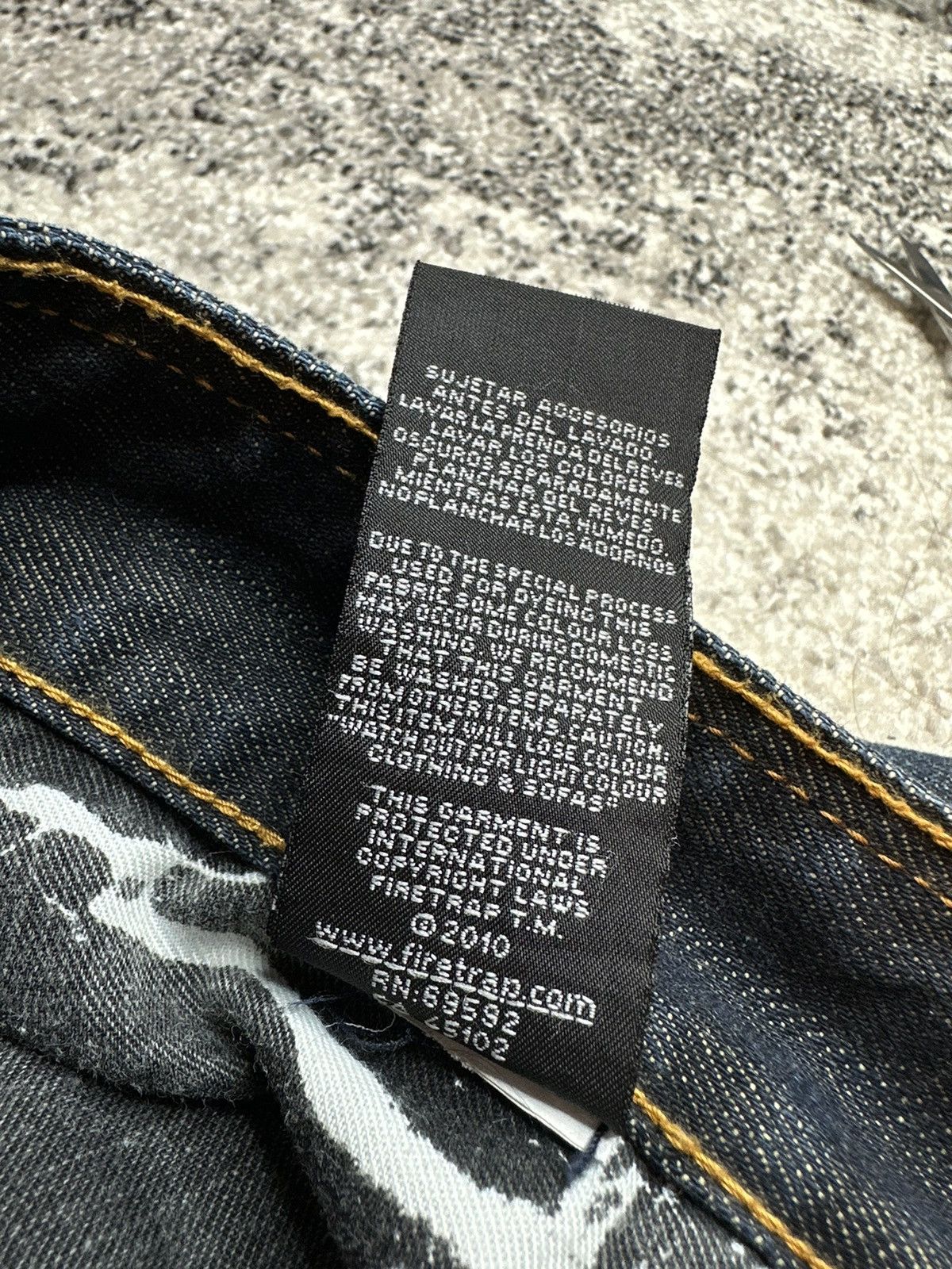 Firetrap Firetrap Denim Vintage StreetWear Rare Y2K Japan Avant Garde Size US 31 - 14 Thumbnail