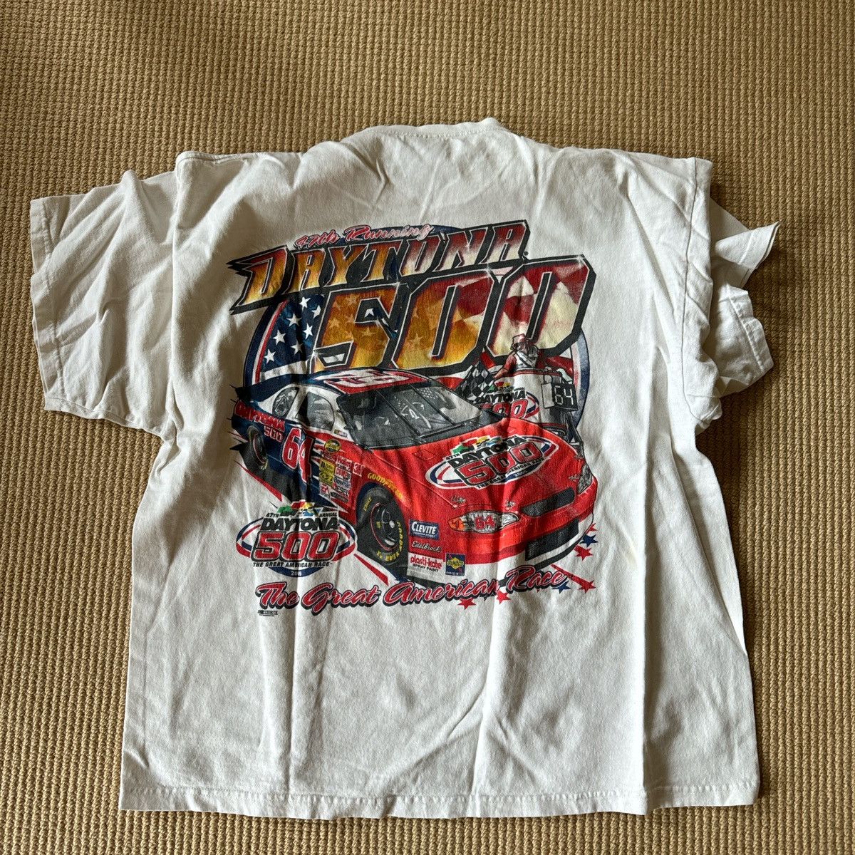 NASCAR × Vintage Vintage NASCAR T shirt Size US XL / EU 56 / 4 - 4 Thumbnail