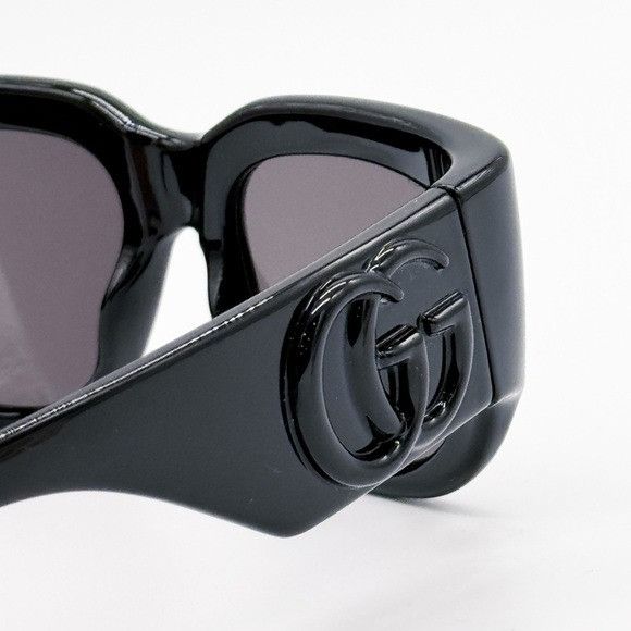 Gucci NEW GG1545S 001 GUCCI BLACK OVERSIZED WOMEN SUNGLASSES GG 15 Size ONE SIZE - 10 Thumbnail