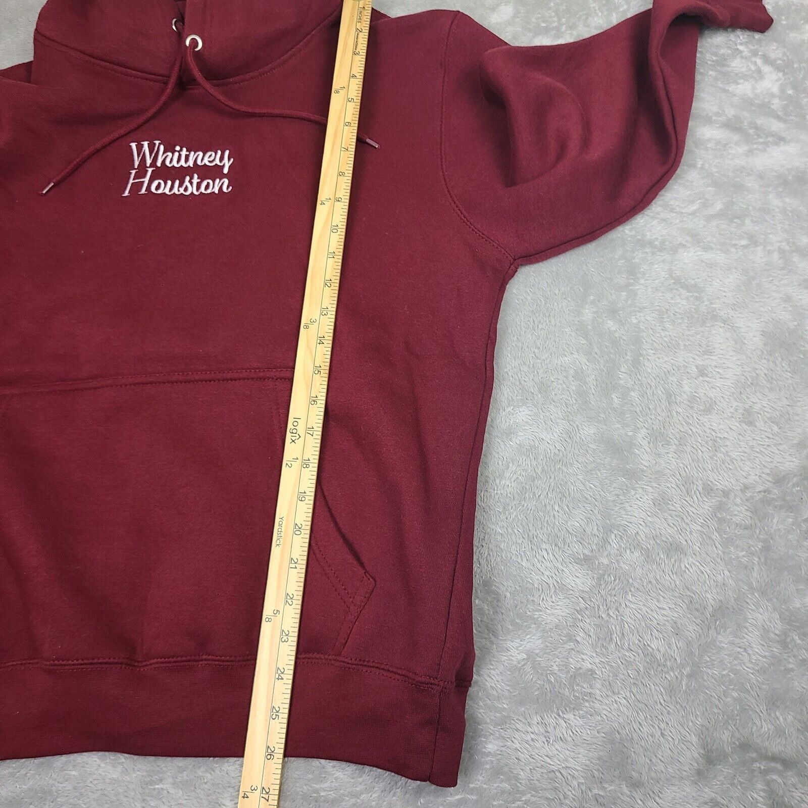 Vintage Whitney Houston Hoodie Hooded Sweatshirt Maroon Unixex Size Size M / US 6-8 / IT 42-44 - 6 Thumbnail