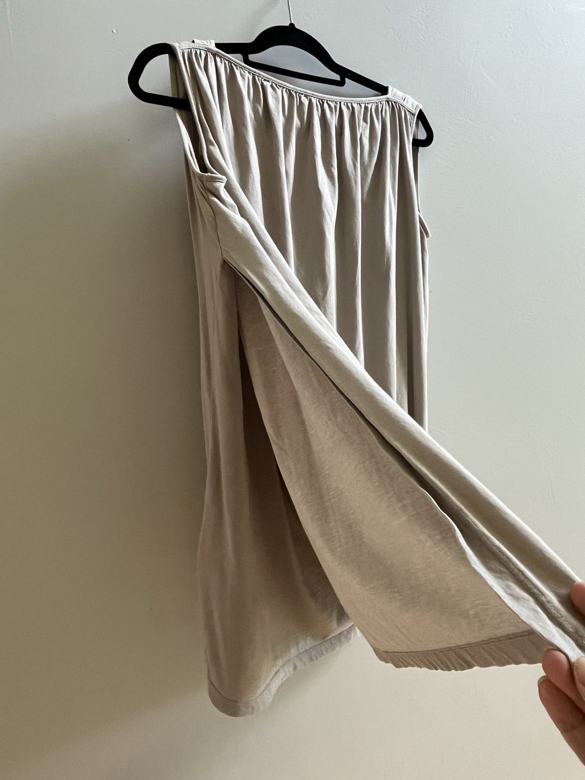 Rick Owens Drkshdw Rick Owens DRKSHDW cape tank tunic in Pearl, size M Size M / US 6-8 / IT 42-44 - 4 Thumbnail