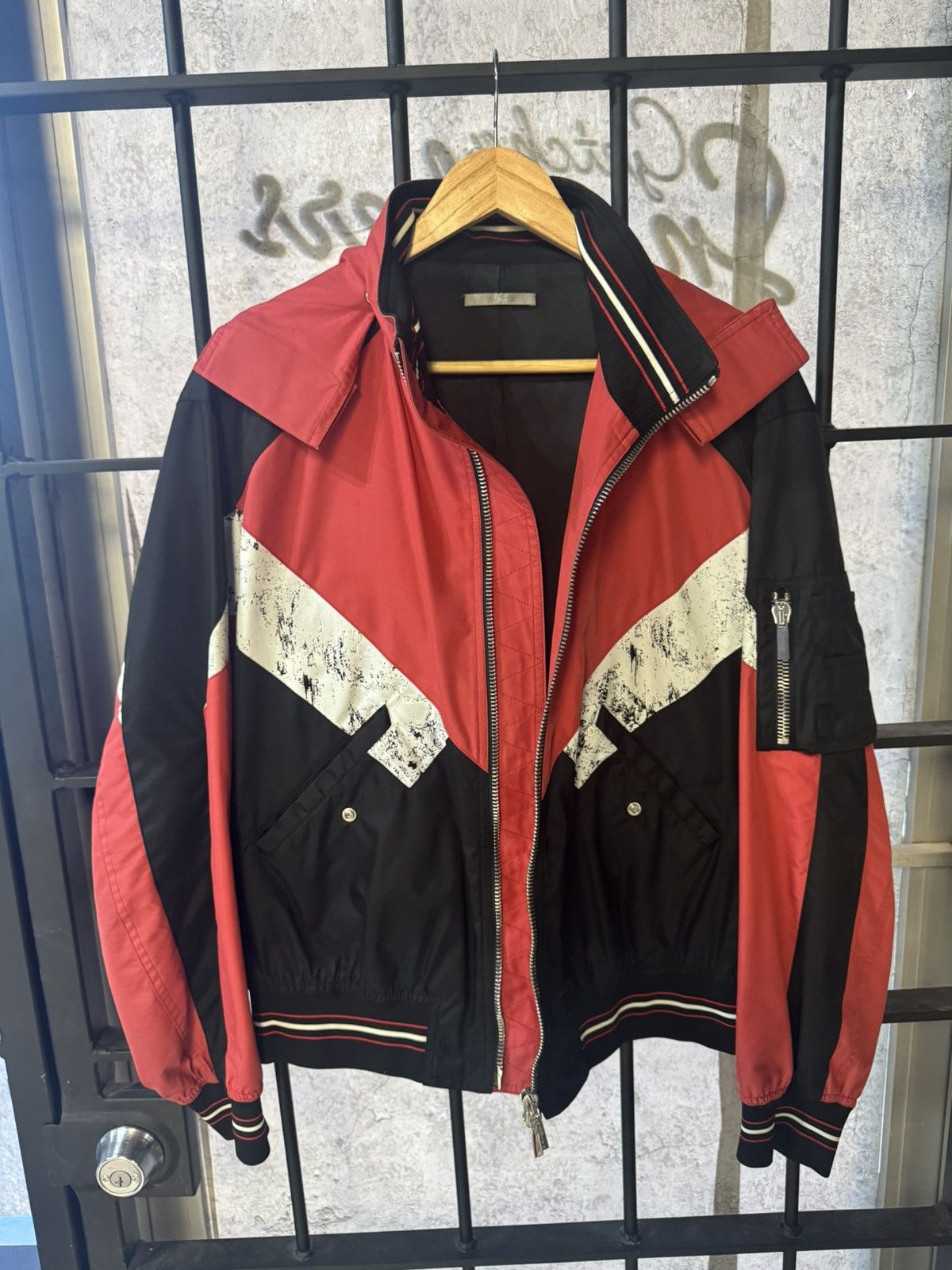 Dior Dior Homme Contrast Hooded Track Ski Jacket 2017 Runway Size US M / EU 48-50 / 2 - 9 Thumbnail