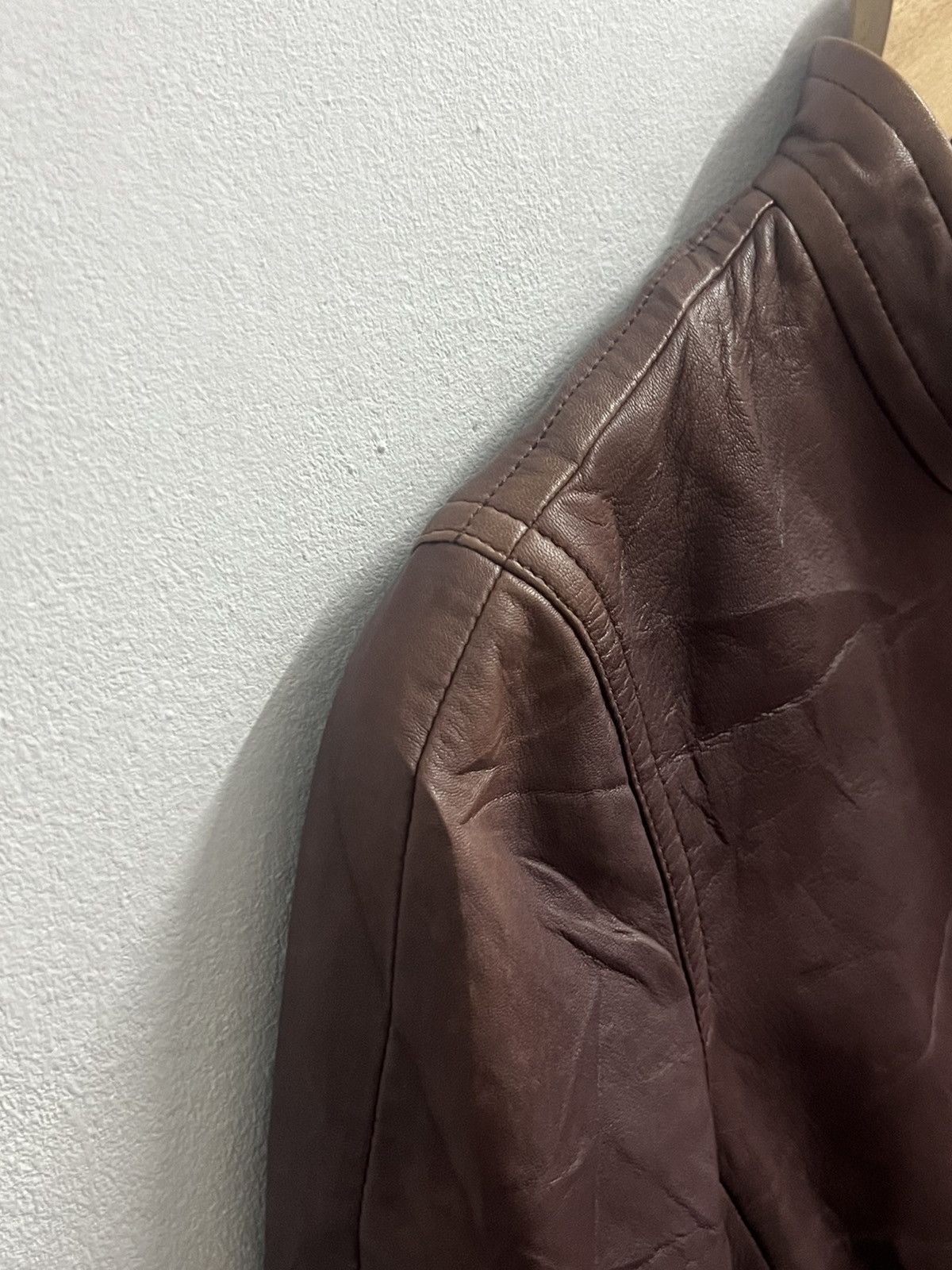Coach Coach biker jacket sheepskin leather brown xs Size US XS / EU 42 / 0 - 5 Thumbnail