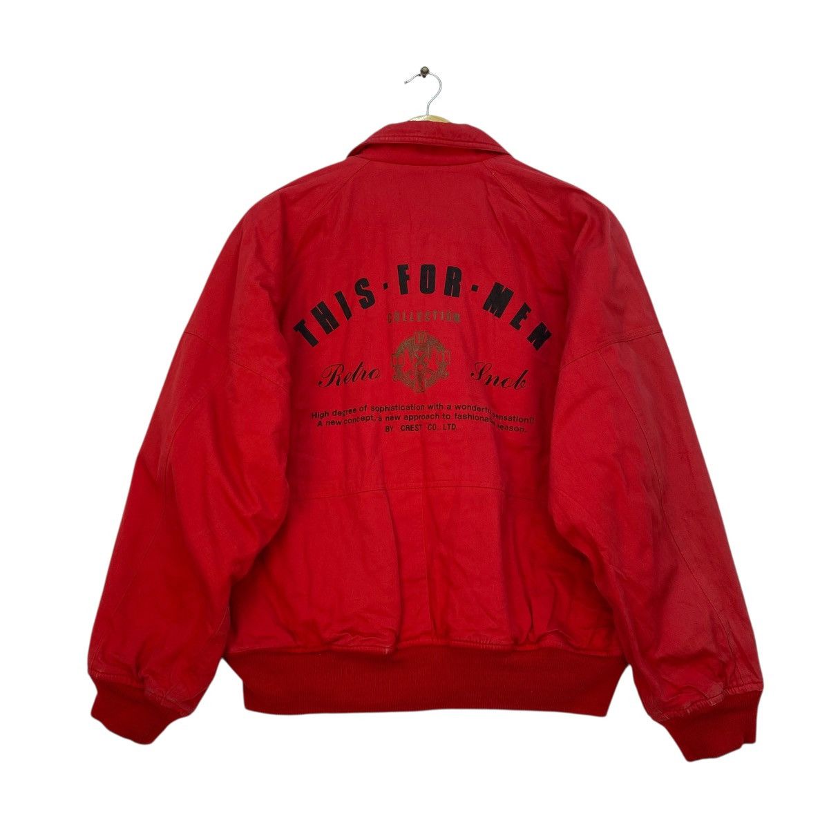 Japanese Brand Vintage Red Bomber Jacket Size US M / EU 48-50 / 2 - 3 Thumbnail