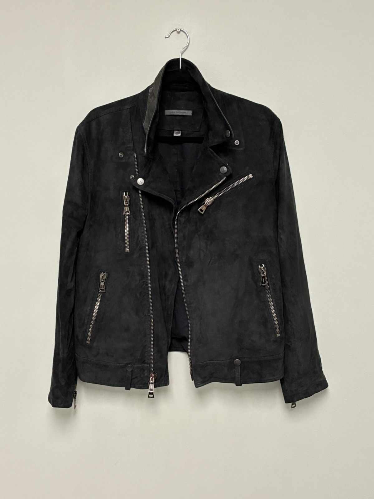 John Varvatos Suede Chelsea Biker Jacket Size EU 46 USA 36 Size US S / EU 44-46 / 1 - 9 Thumbnail