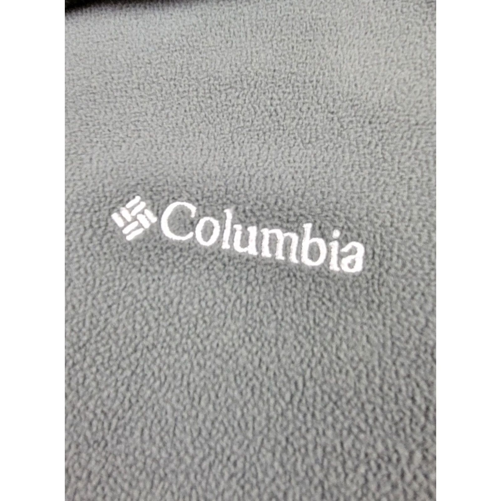 Logo 7 Columbia Fleece 1/4 Zip Pullover Mens 2XL Gray Outdoor Embroidered Logo Sweatshirt Shirt Size US XXL / EU 58 / 5 - 3 Thumbnail