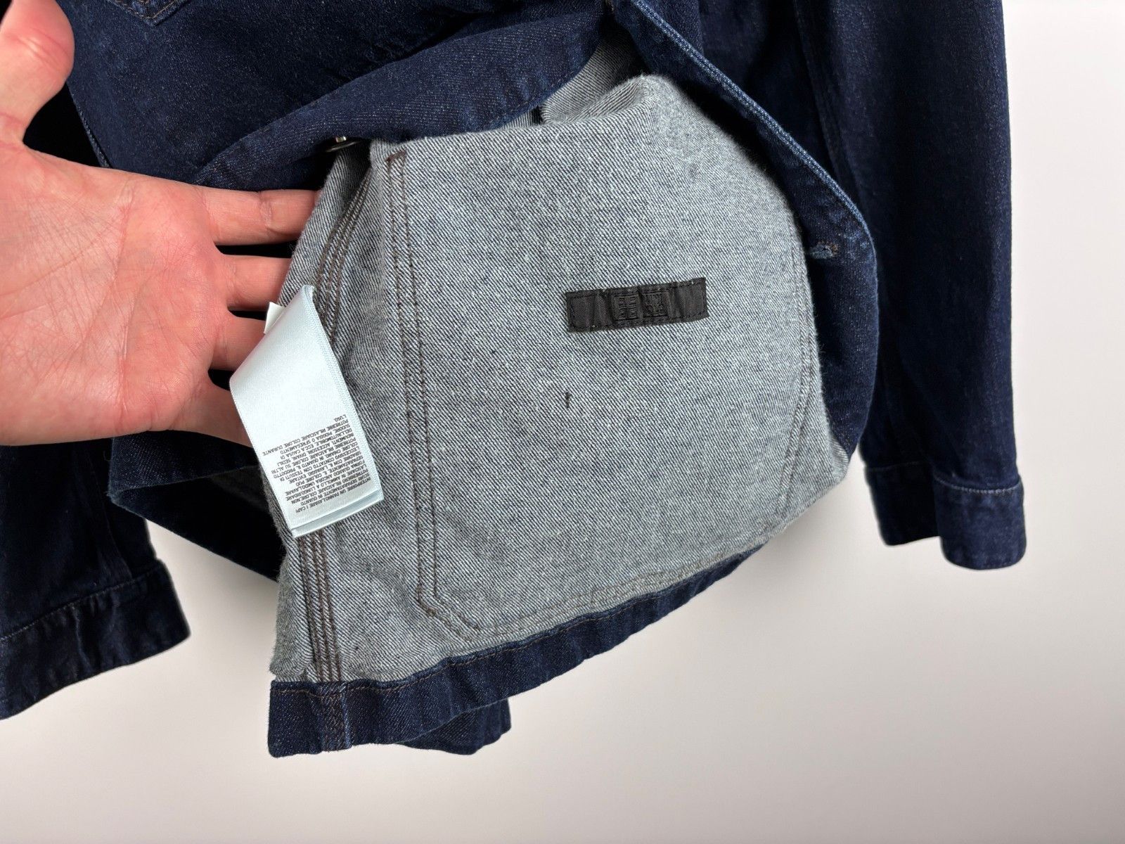 Uniqlo Mens Uniqlo Denim Overshirt Chore Jacket Navy Blue Size L Size US L / EU 52-54 / 3 - 8 Thumbnail