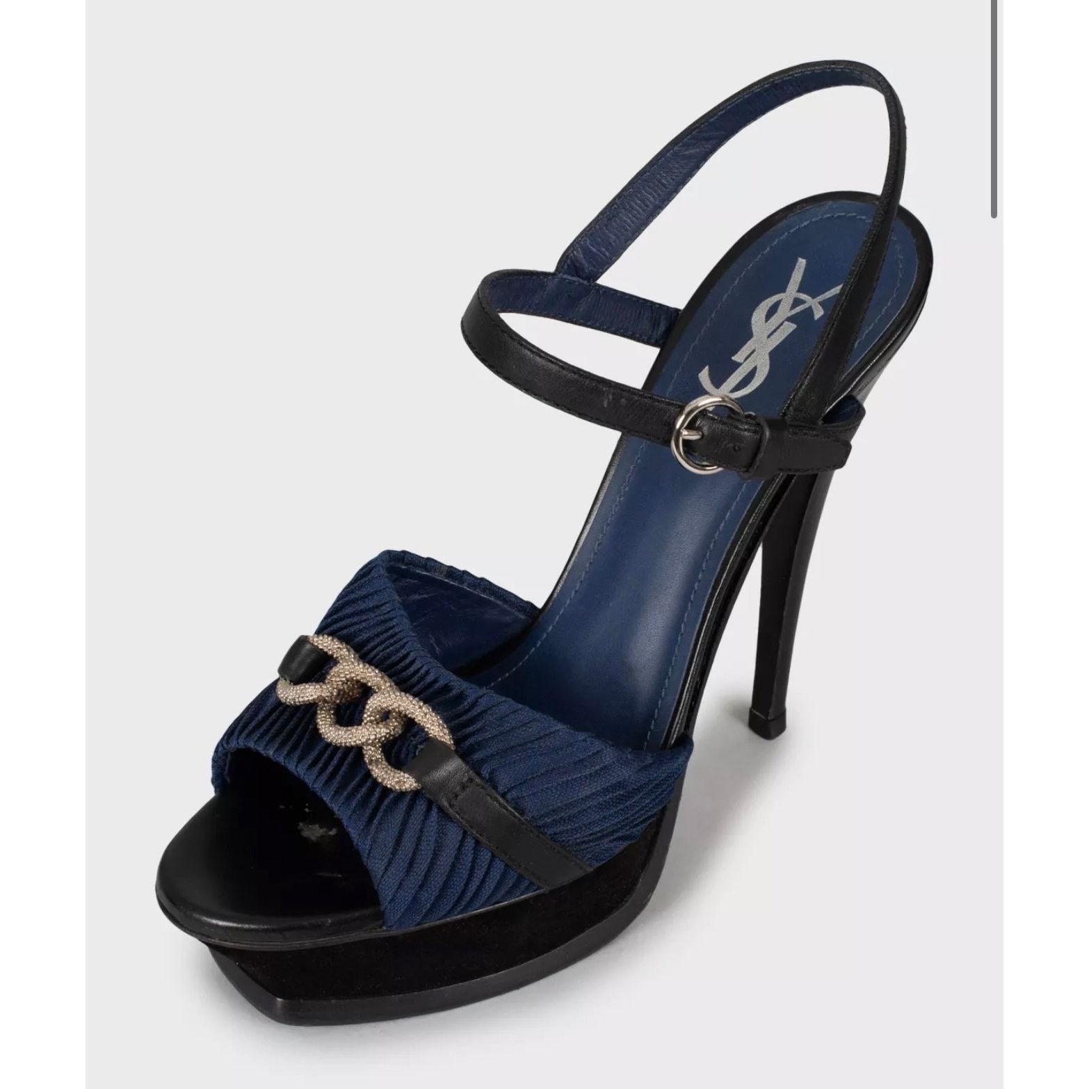 Saint Laurent Paris Saint Laurent Tribute Multicolor High Heel Sandals - Size 40 Size US 9 / IT 39 - 3 Thumbnail