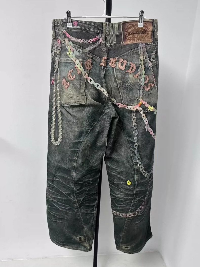 Acne Studios acne studios Candy chain loose jeans 2505-Nextarrow Size US 30 / EU 46 - 2 Thumbnail
