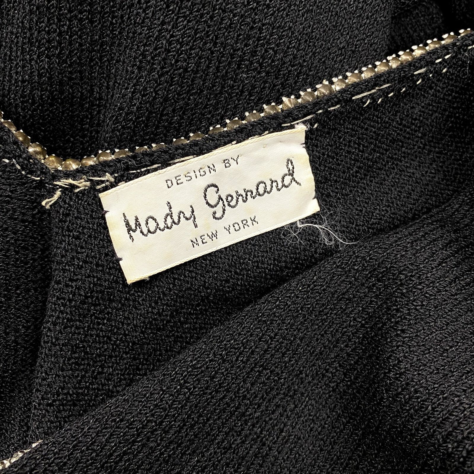 Vintage Vintage Mady Gerrard Womens Knit Rhinestone Long Dress Size ONE SIZE - 7 Thumbnail