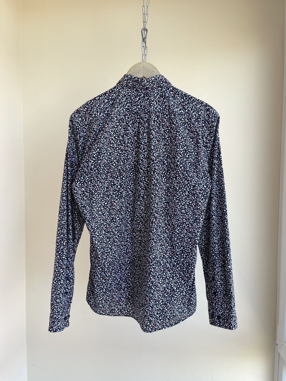 Hugo Boss Ero3-W Confetti Print Extra Slim Fit Long Sleeve Shirt Size US M / EU 48-50 / 2 - 2 Thumbnail