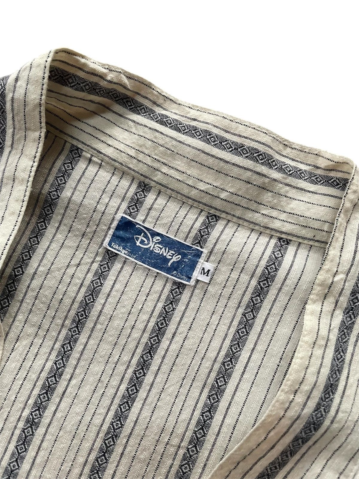 Disney Vintage 90s Disney Mickey Mouse Backhit Stripe Design Kimono Size US M / EU 48-50 / 2 - 7 Thumbnail