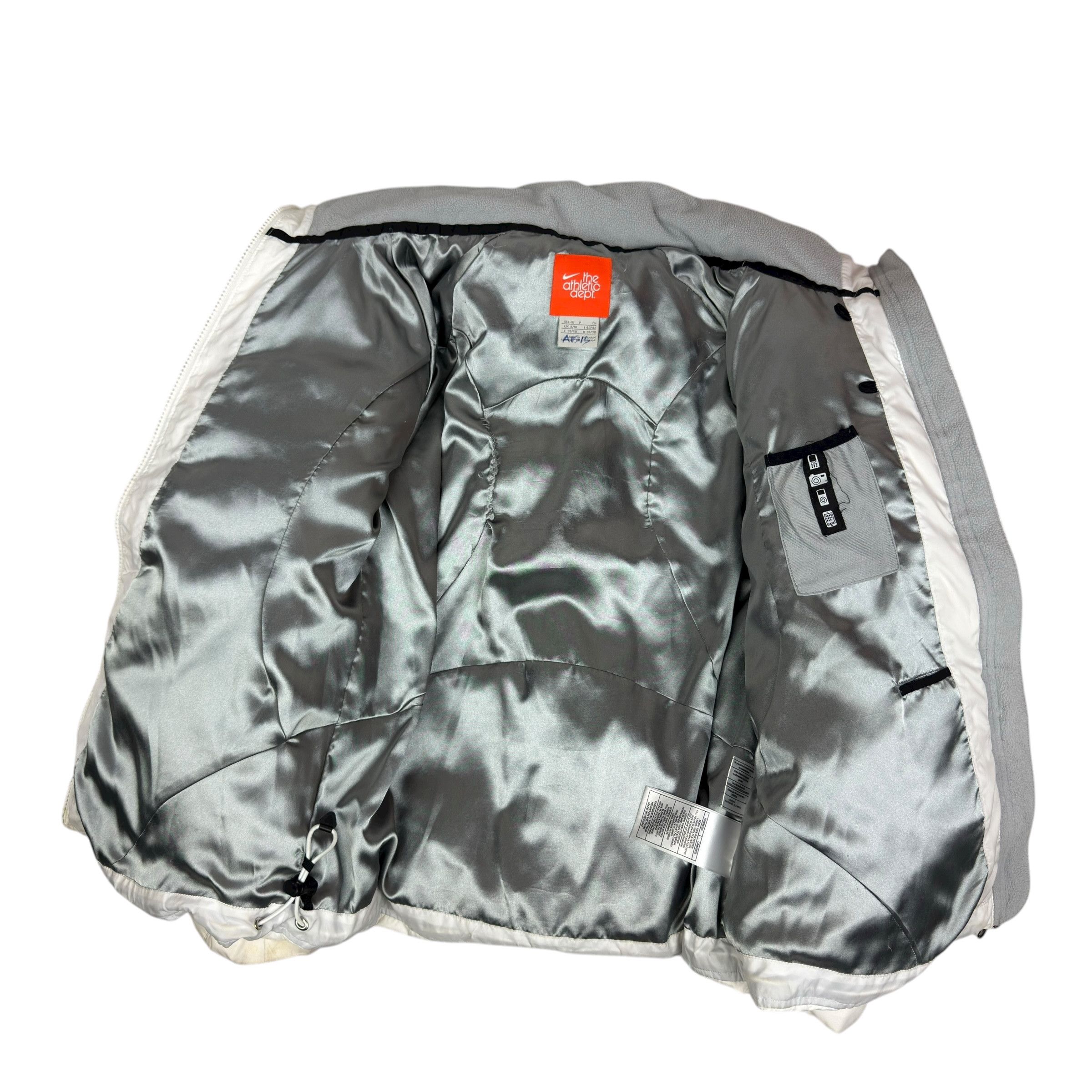 Nike Nike The Athletic Dept Women's White Puffer Jacket S (4-6) Size S / US 4 / IT 40 - 10 Thumbnail