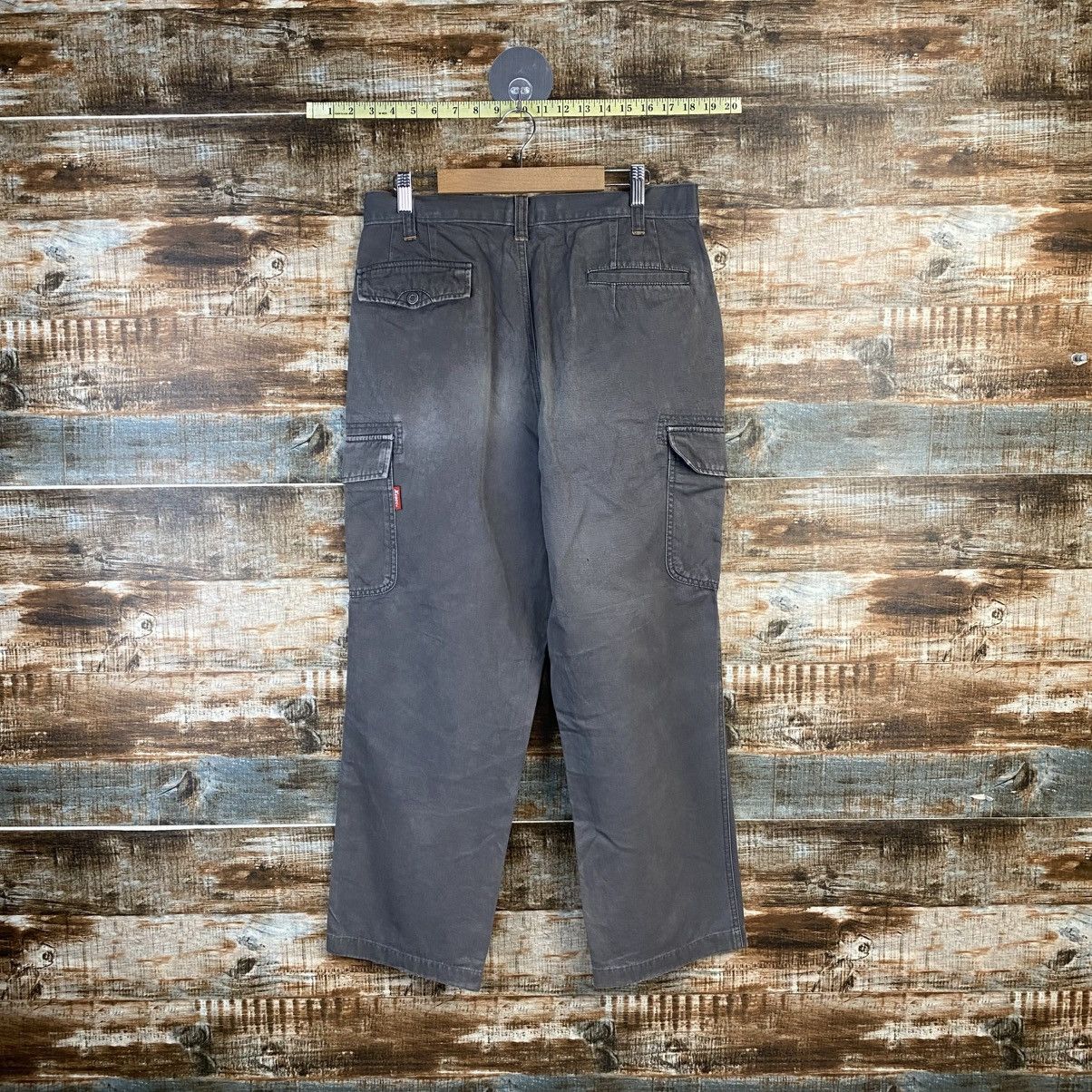 Japanese Brand DL Xebec Brown Cargo Multipocket Pants #C966 Size US 31 - 15 Thumbnail