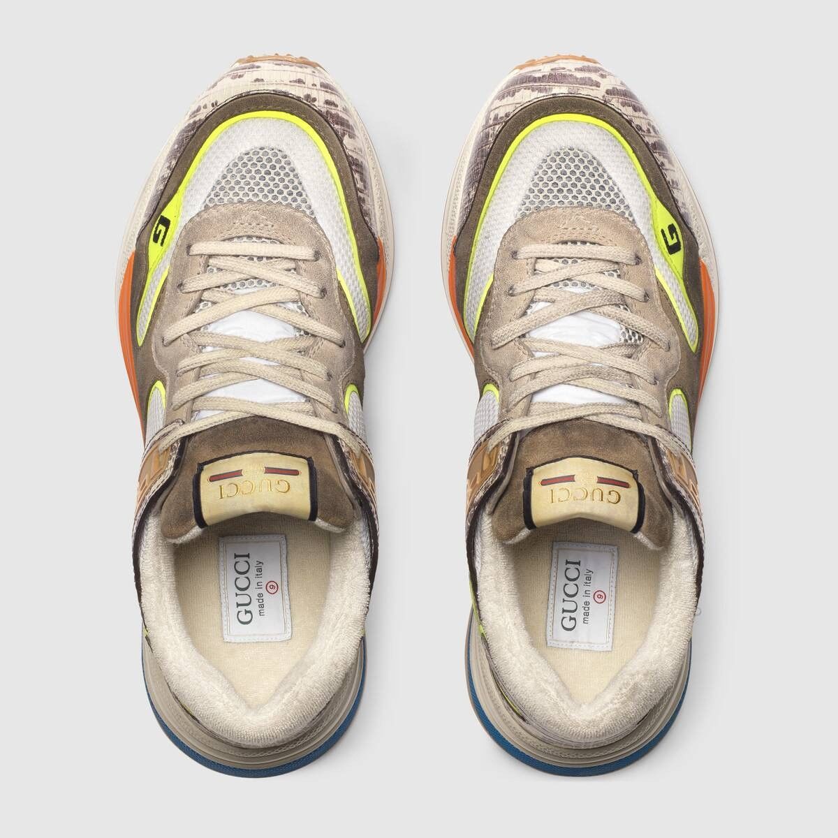 Gucci o1s1wg110125 Ultrapace Sneakers in Multicolor Size US 15 / EU 48 - 3 Thumbnail