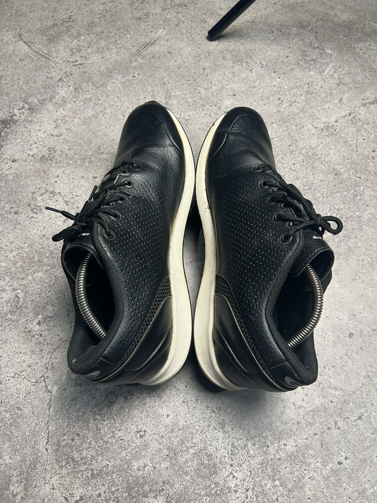 Oakley Vintage Oakley 2000s Shoes Black Leather Sneakers Size US 12 / EU 45 - 8 Thumbnail