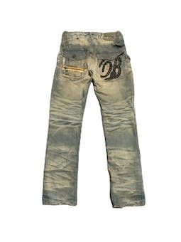 If Six Was Nine Vintage 90s Japanese Brand Back Vintage Faded Jeans Size US 33 - 2 Thumbnail