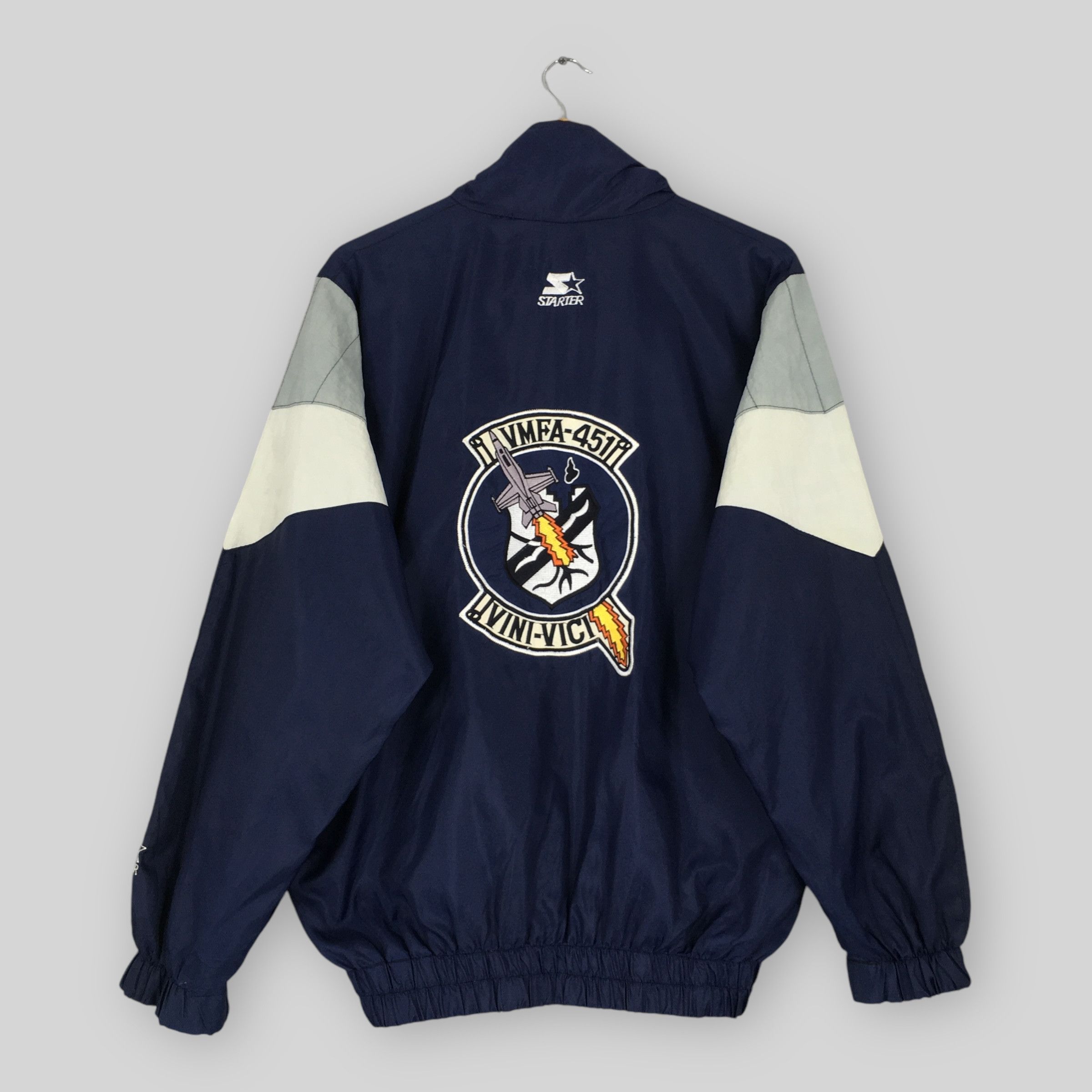 Vintage Vintage United States Marine Corps VMFA-451 Jacket XLarge Size US XL / EU 56 / 4 - 8 Thumbnail