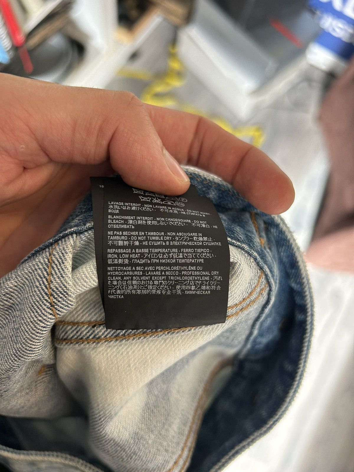 Saint Laurent Paris Bleached Denim Vest Size US M / EU 48-50 / 2 - 12 Thumbnail