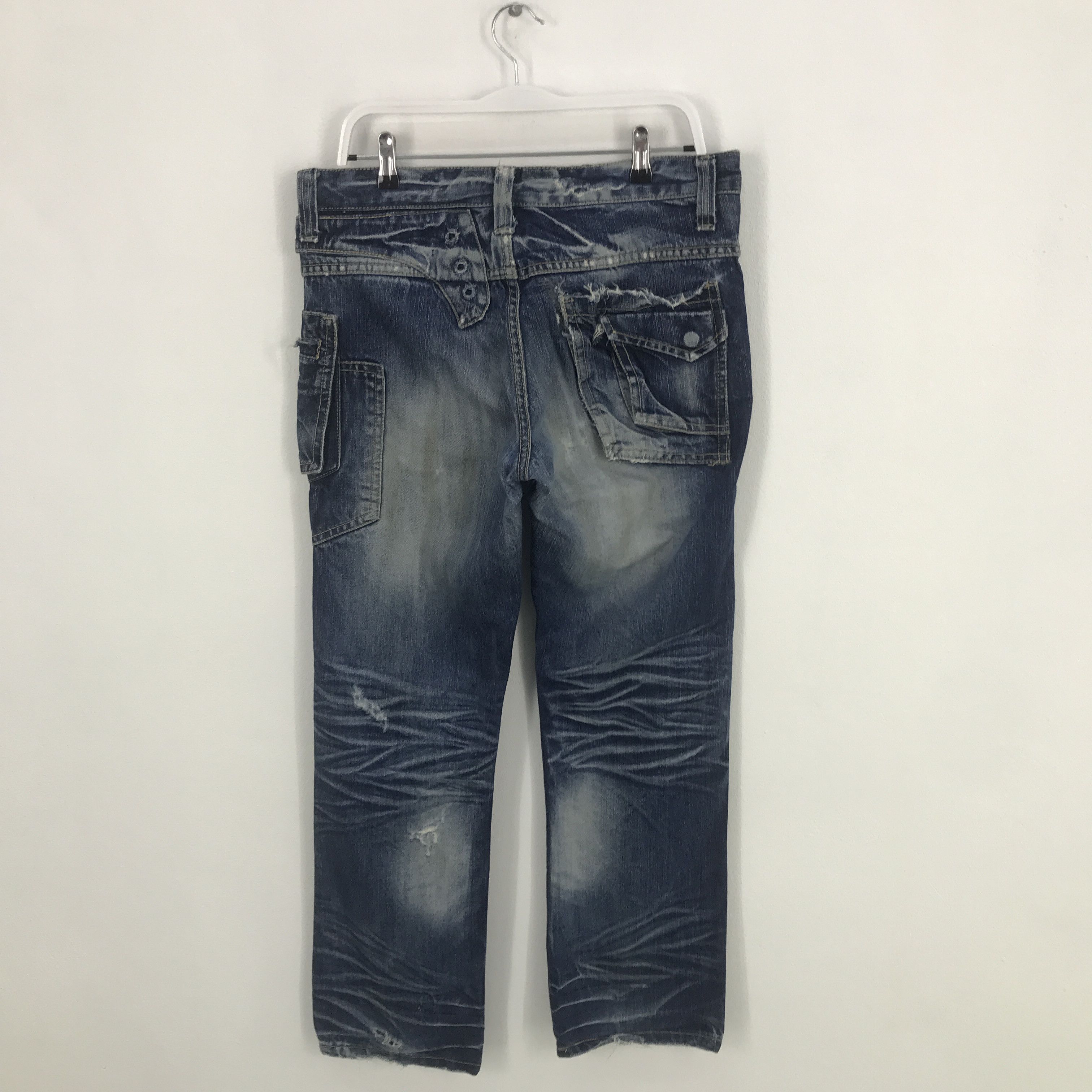 Japanese Brand Rare crazy leopard distressed jeans Size US 32 / EU 48 - 3 Thumbnail